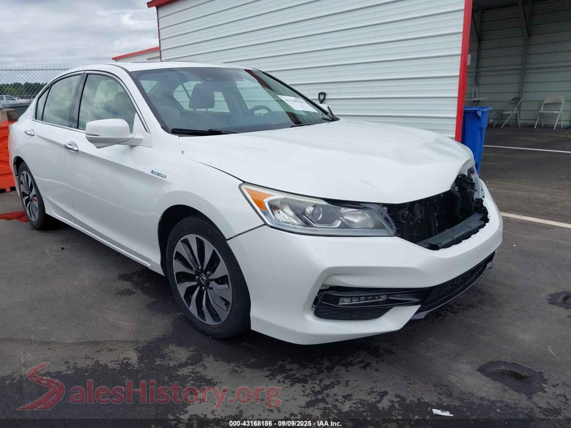 2017 HONDA ACCORD HYBRID — VIN JHMCR6F51HC013650