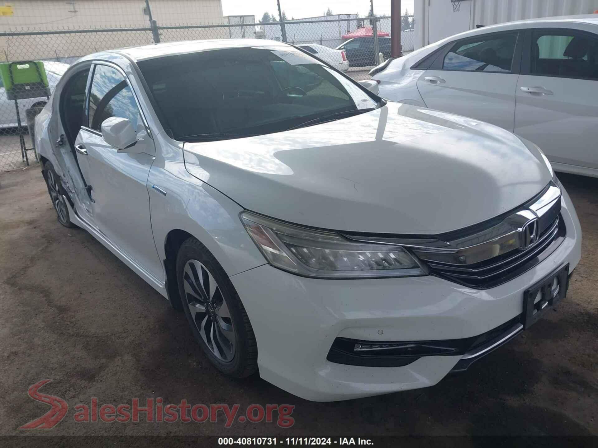 2017 HONDA ACCORD HYBRID — VIN JHMCR6F76HC016920
