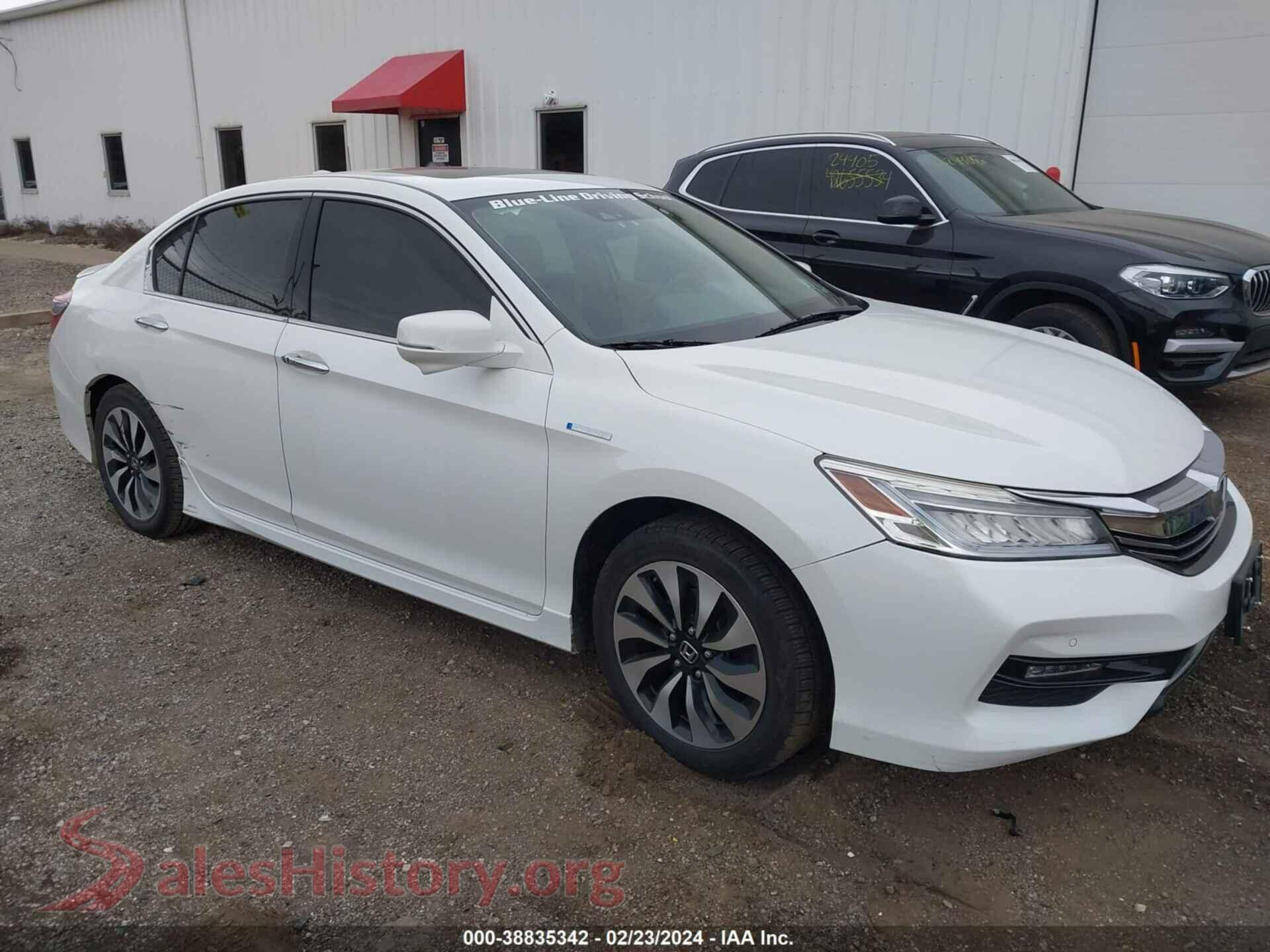 2017 HONDA ACCORD HYBRID — VIN JHMCR6F77HC020734