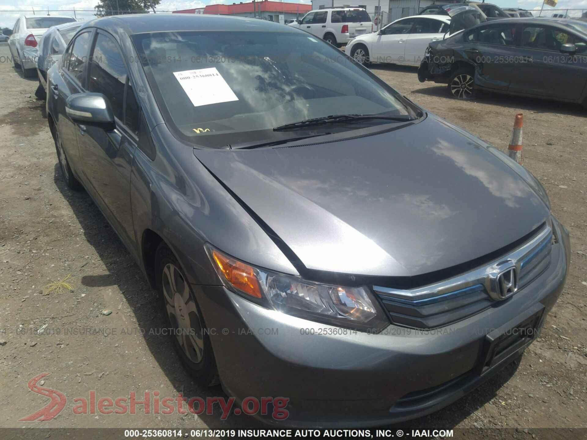 2012 HONDA CIVIC — VIN JHMFB4F27CS008284