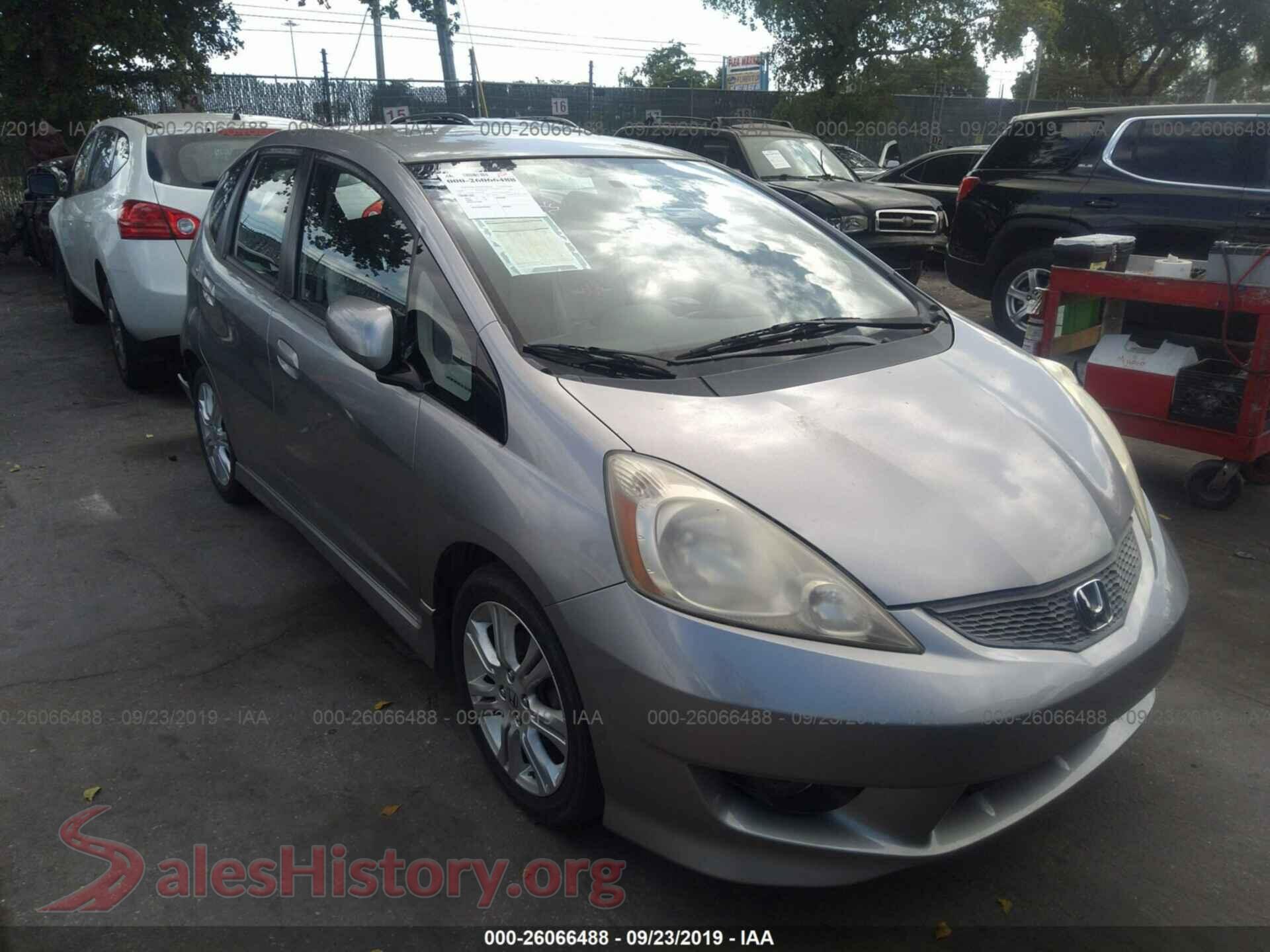 2009 HONDA FIT — VIN JHMGE88419S040240