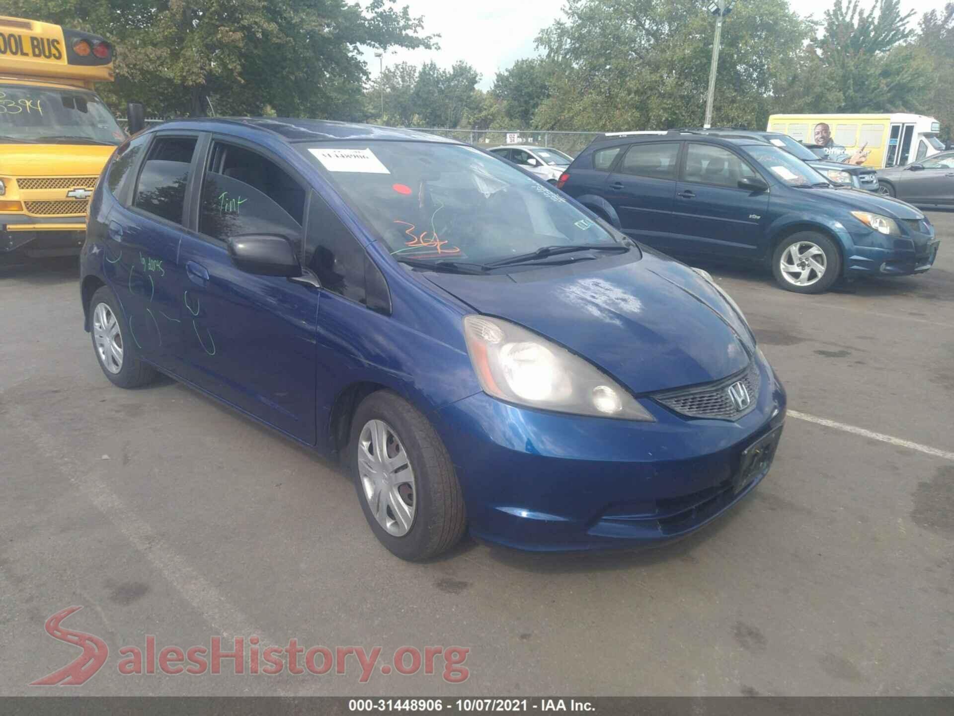 2010 HONDA FIT — VIN JHMGE8H23AS020901