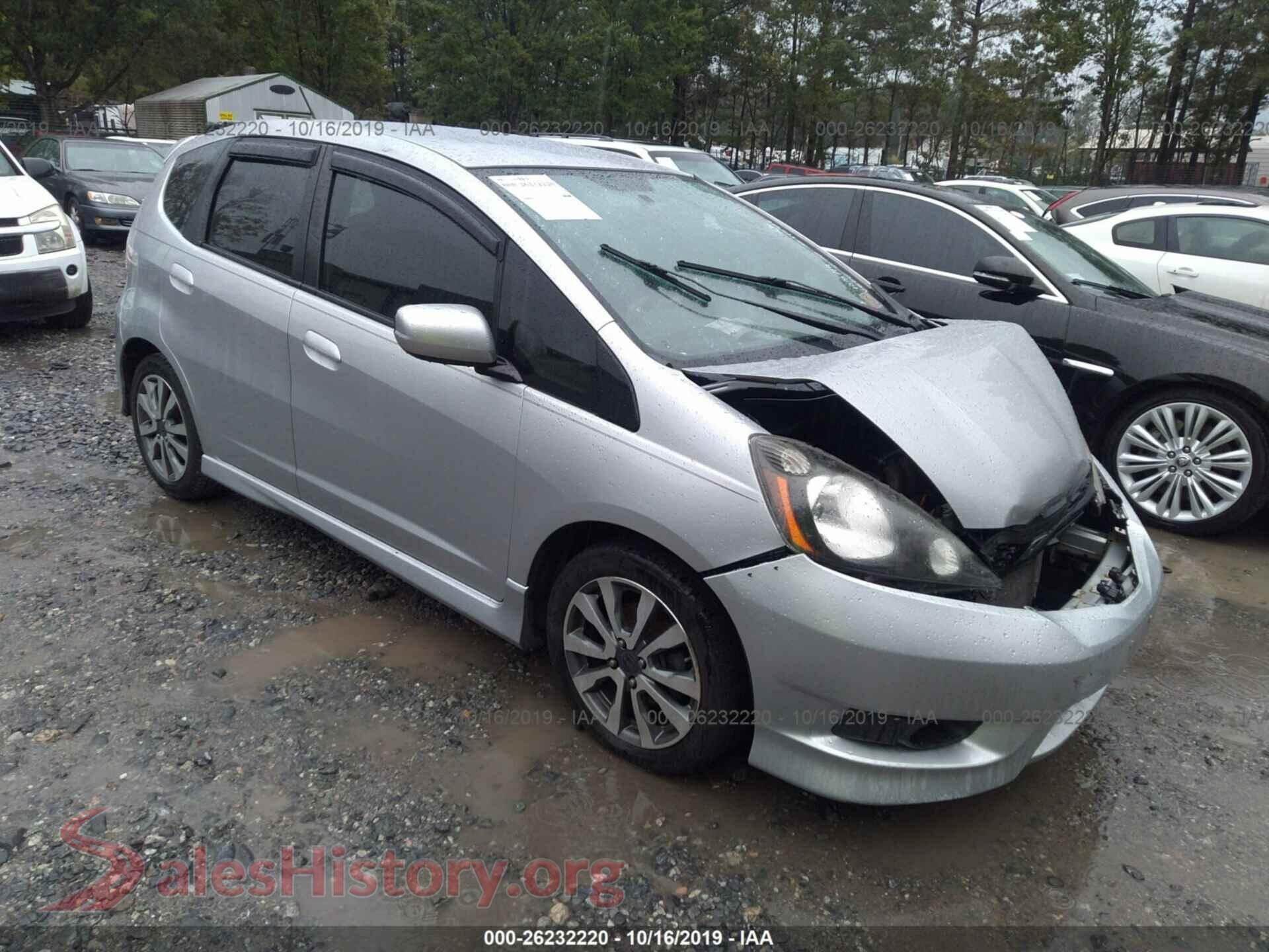 2012 HONDA FIT — VIN JHMGE8H53CC004219