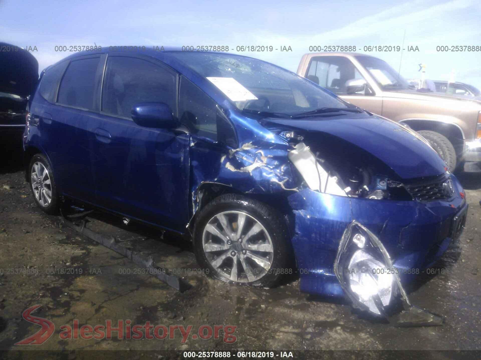 2013 HONDA FIT — VIN JHMGE8H58DC004301