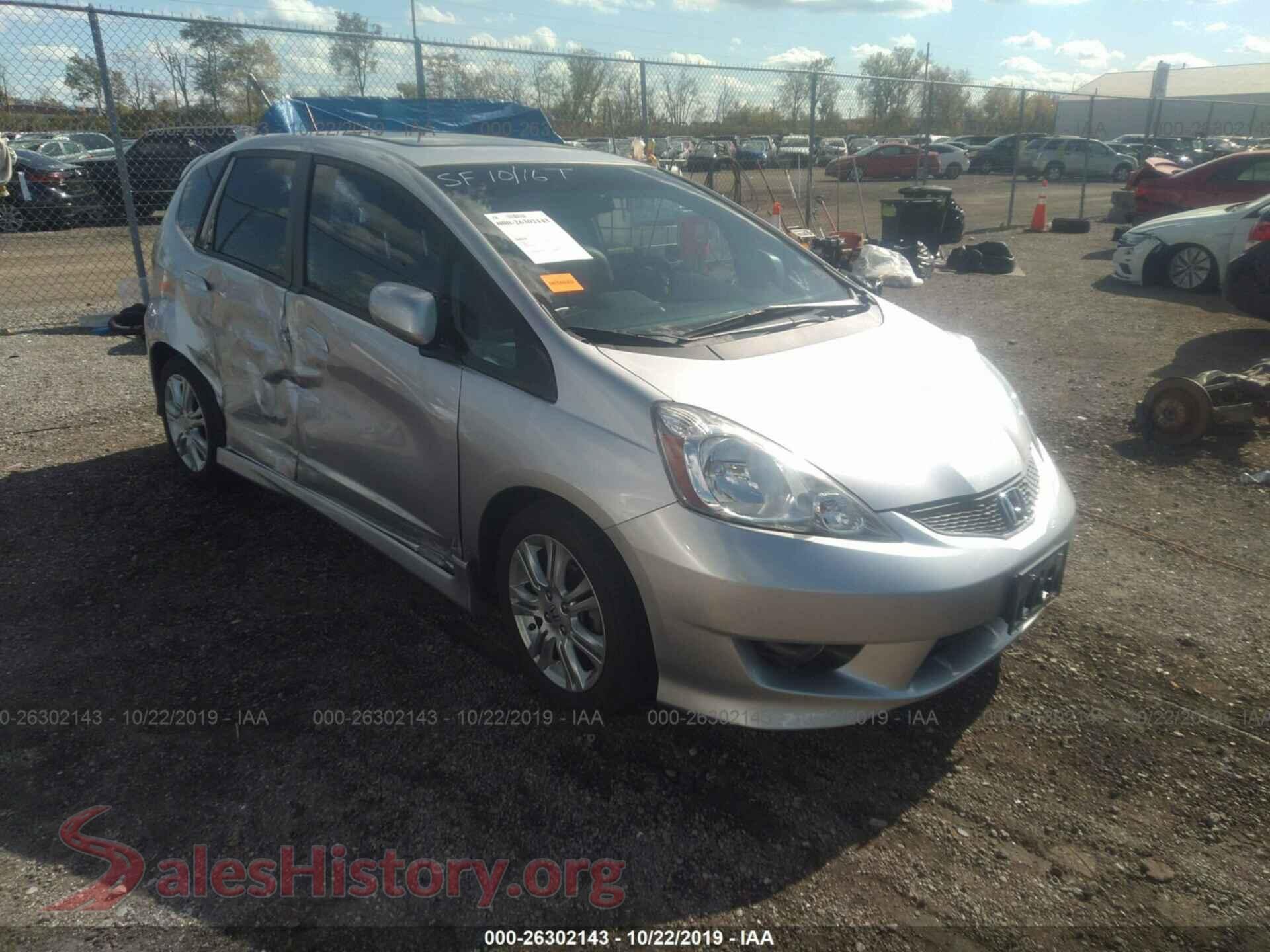 2011 HONDA FIT — VIN JHMGE8H5XBS005615