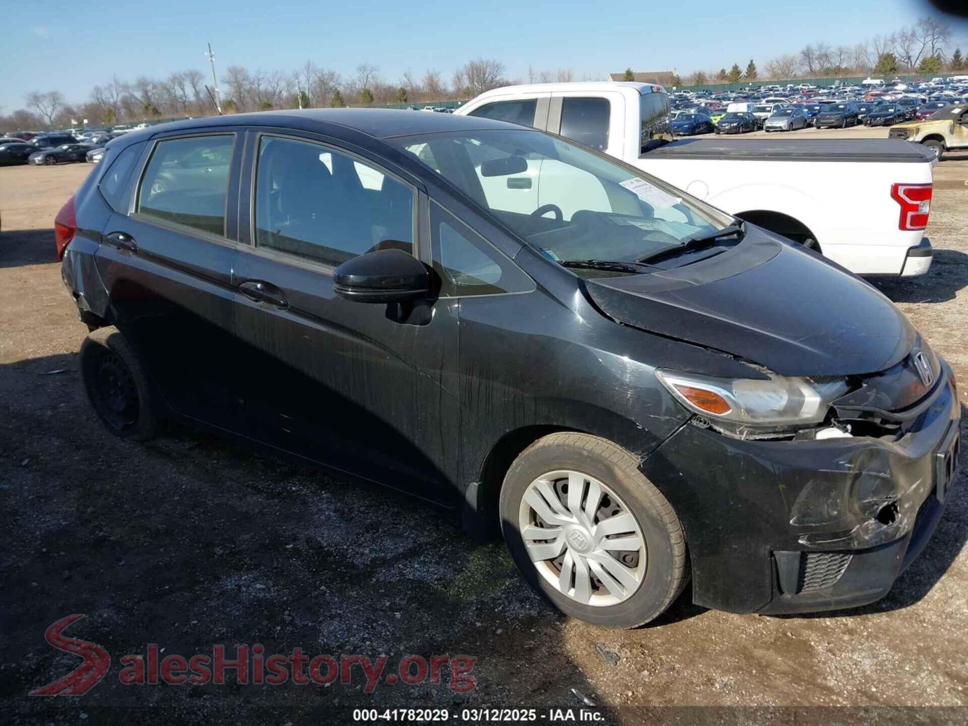 2016 HONDA FIT — VIN JHMGK5H58GX003654