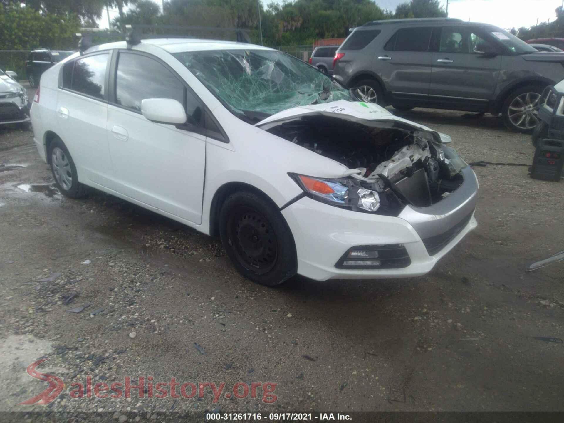 2013 HONDA INSIGHT — VIN JHMZE2H31DS000911