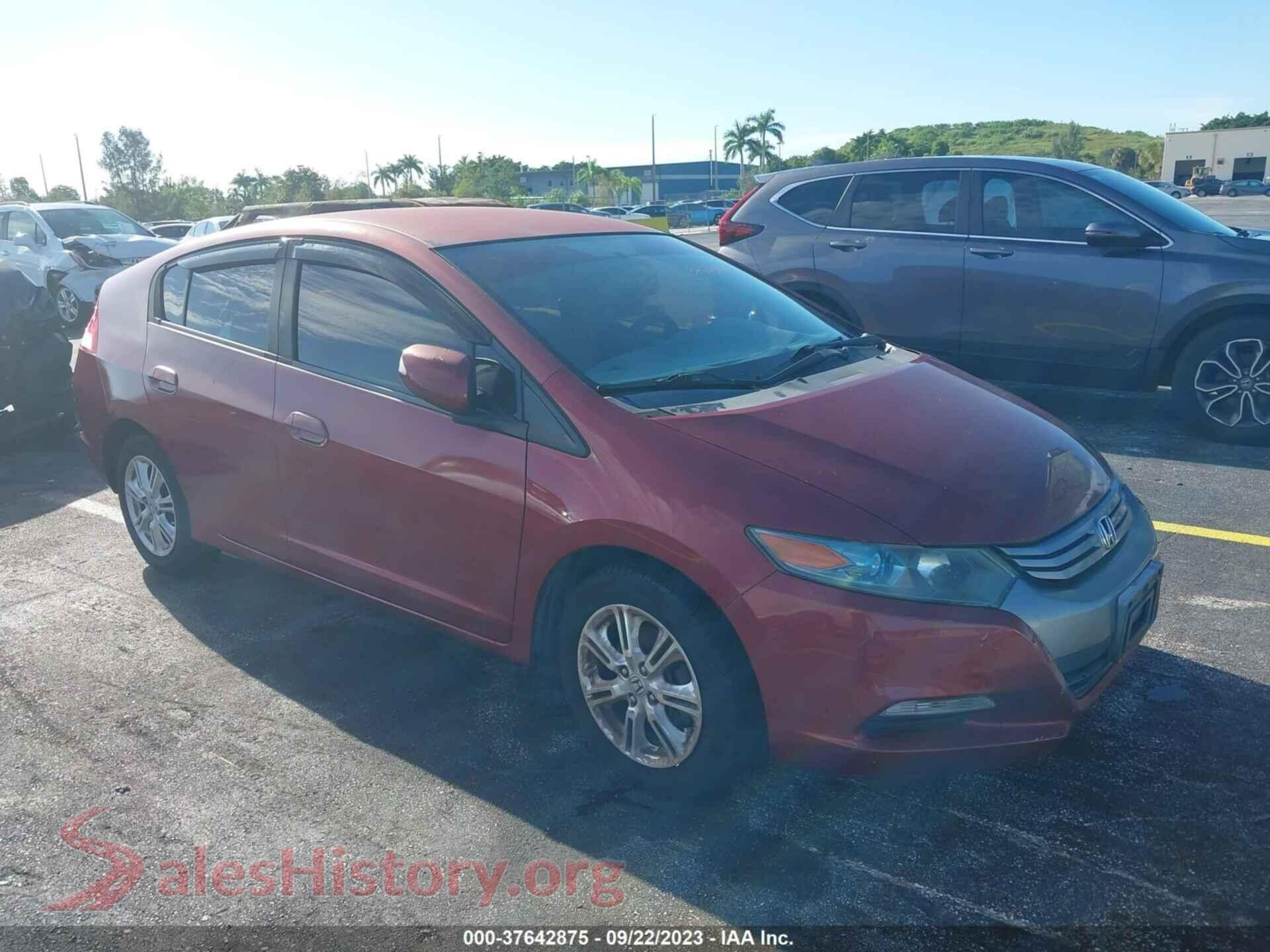 2010 HONDA INSIGHT — VIN JHMZE2H70AS026284
