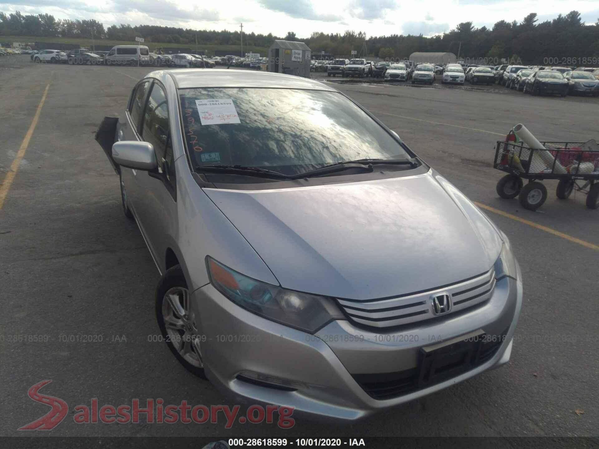 2010 HONDA INSIGHT — VIN JHMZE2H79AS039387