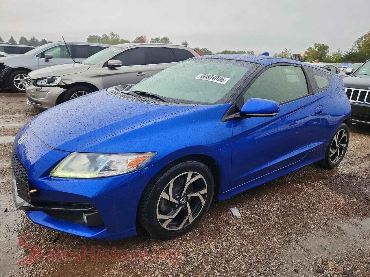 2016 HONDA CR-Z — VIN JHMZF1D65GS000924