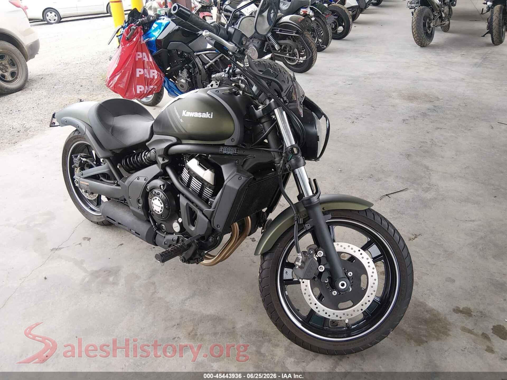 2019 KAWASAKI EN650 — VIN JKAENEC17KDA02393