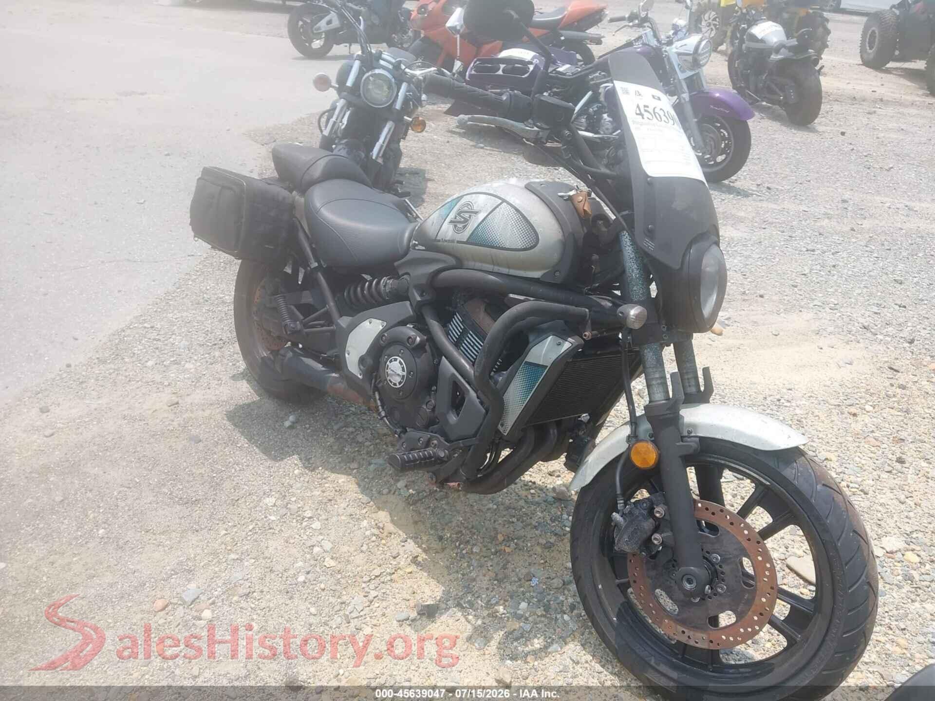 2022 KAWASAKI EN650 — VIN JKAENEC18NDA05016