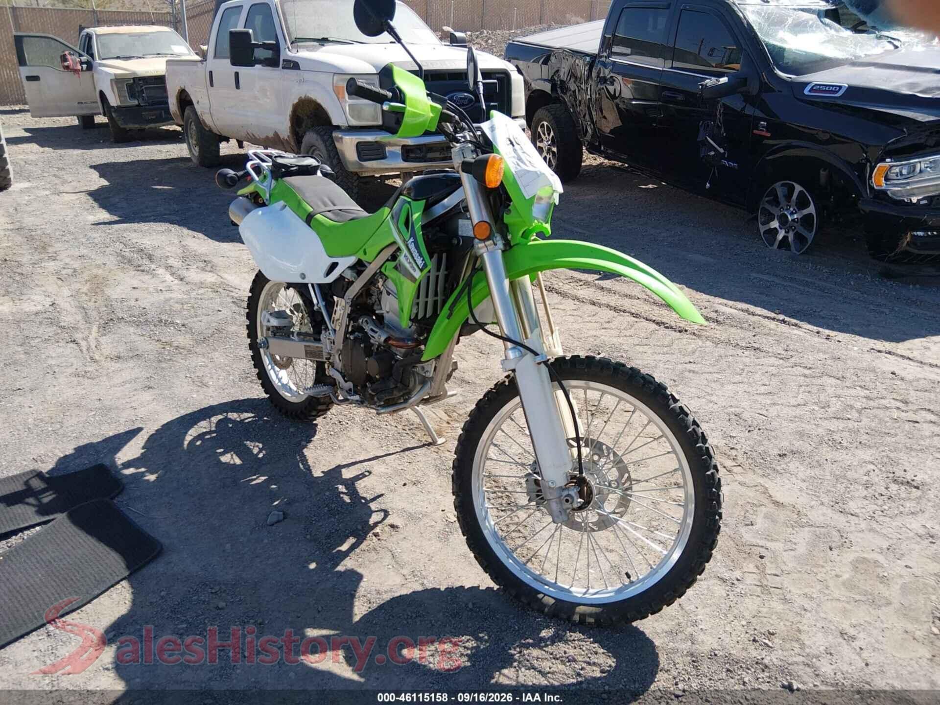 2006 KAWASAKI KLX250 — VIN JKALXMH156DA10373