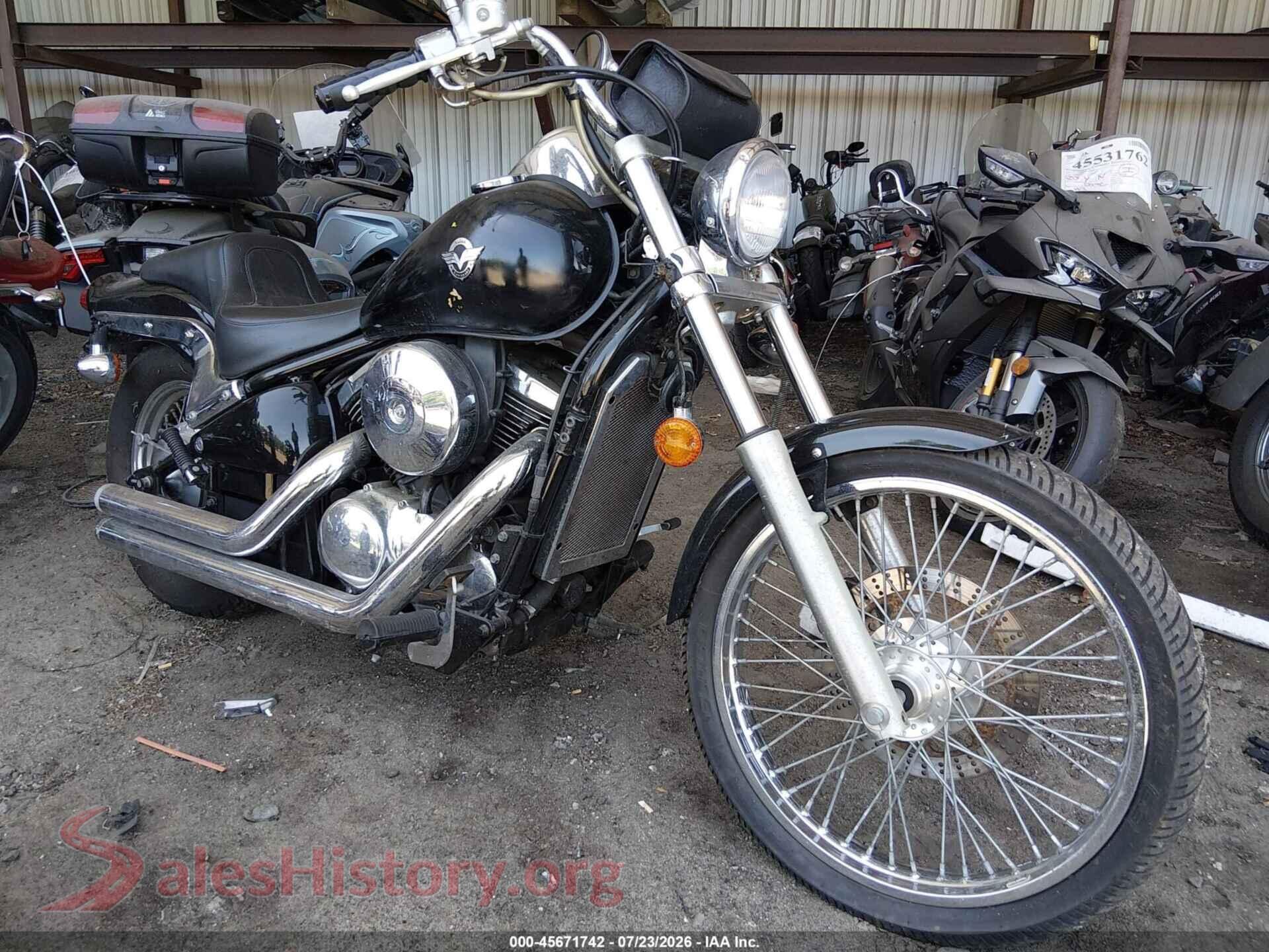 1996 KAWASAKI VN800 — VIN JKBVNCA1XTA031941