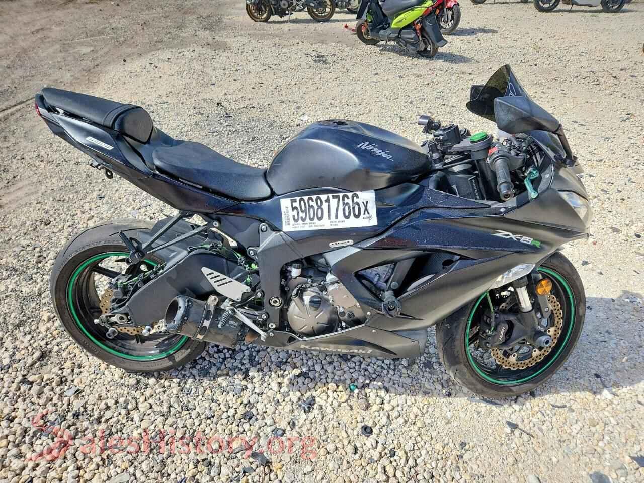 2015 KAWASAKI NINJA 600 — VIN JKBZXJE13FA016180