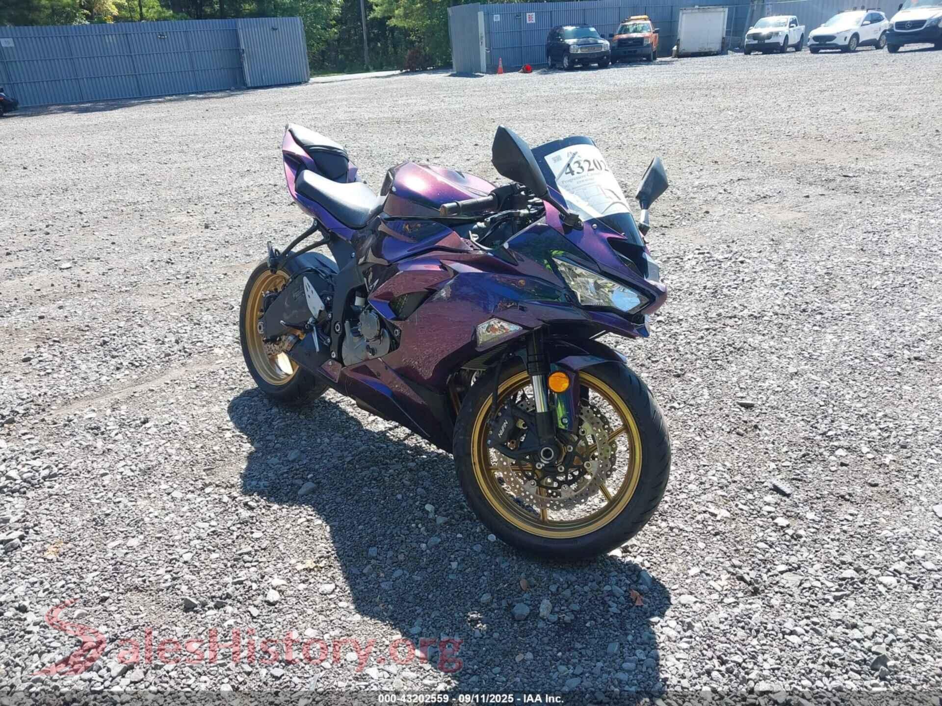 2021 KAWASAKI ZX636 — VIN JKBZXJH15MA009806