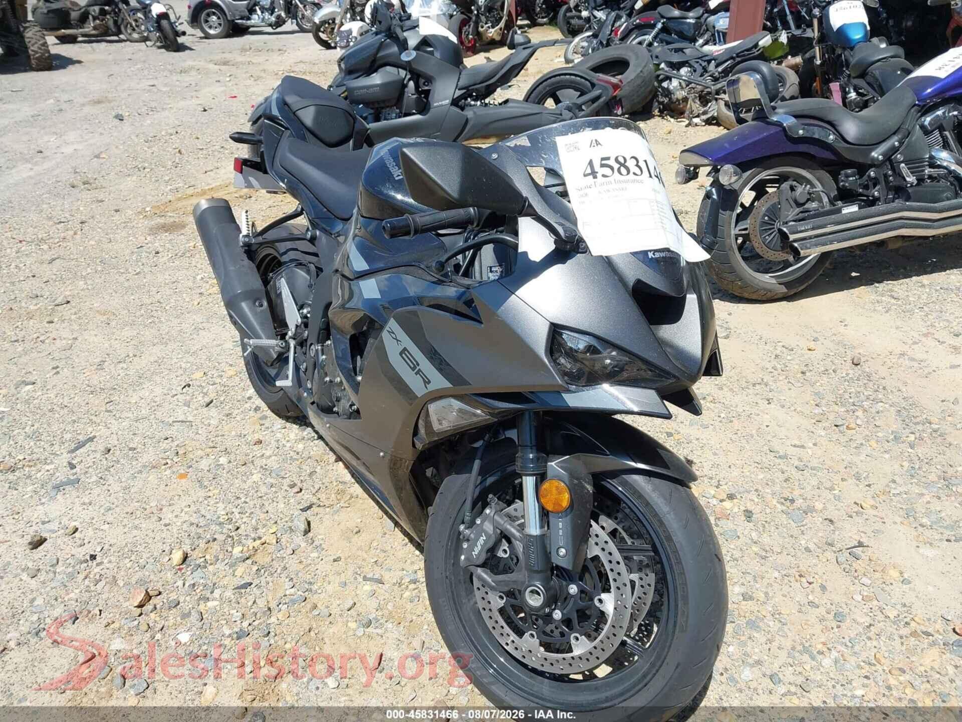 2026 KAWASAKI ZX636 — VIN JKBZXJJ11TA046733