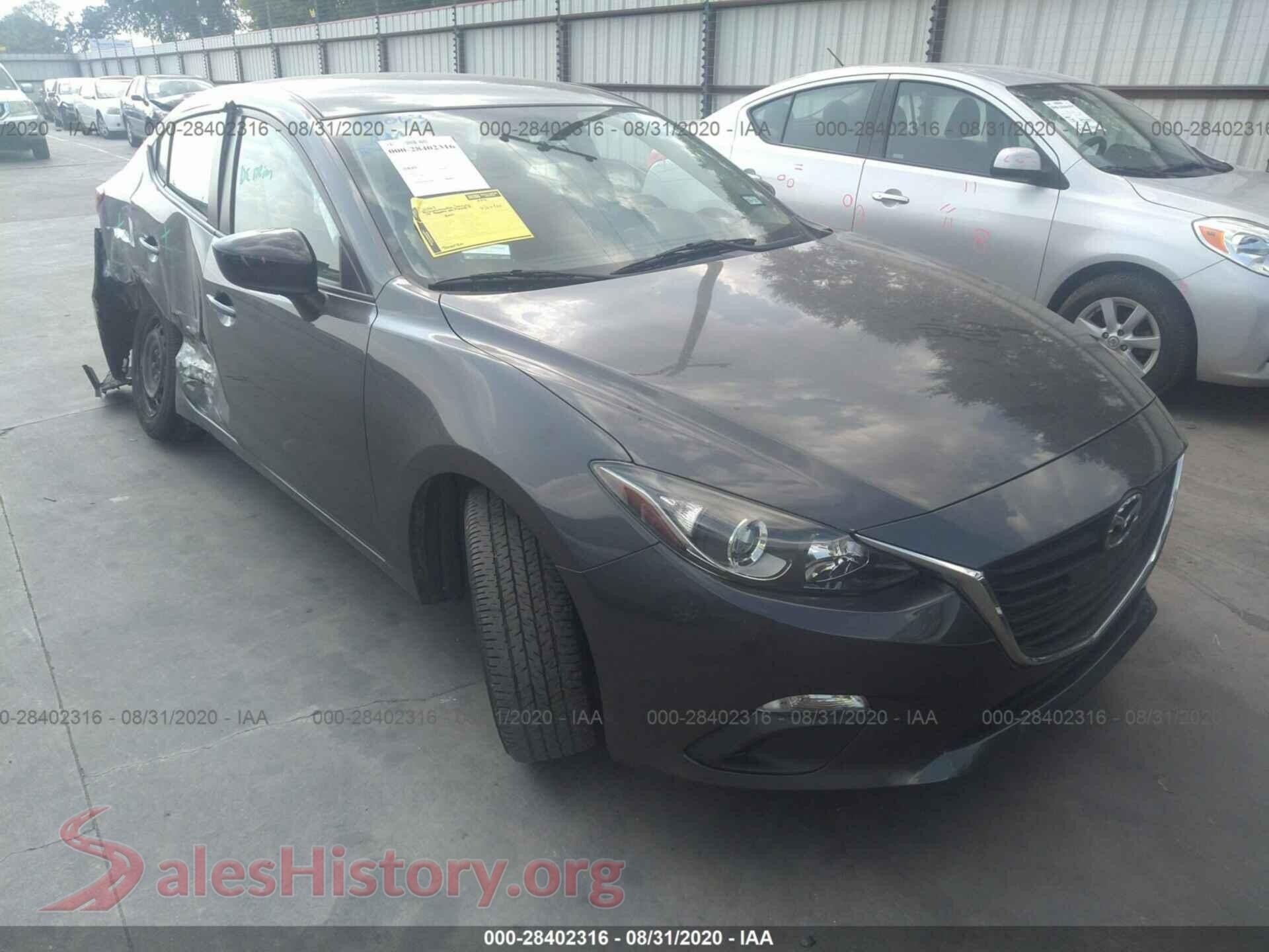 2015 MAZDA MAZDA3 — VIN JM1BM1T71F1273575