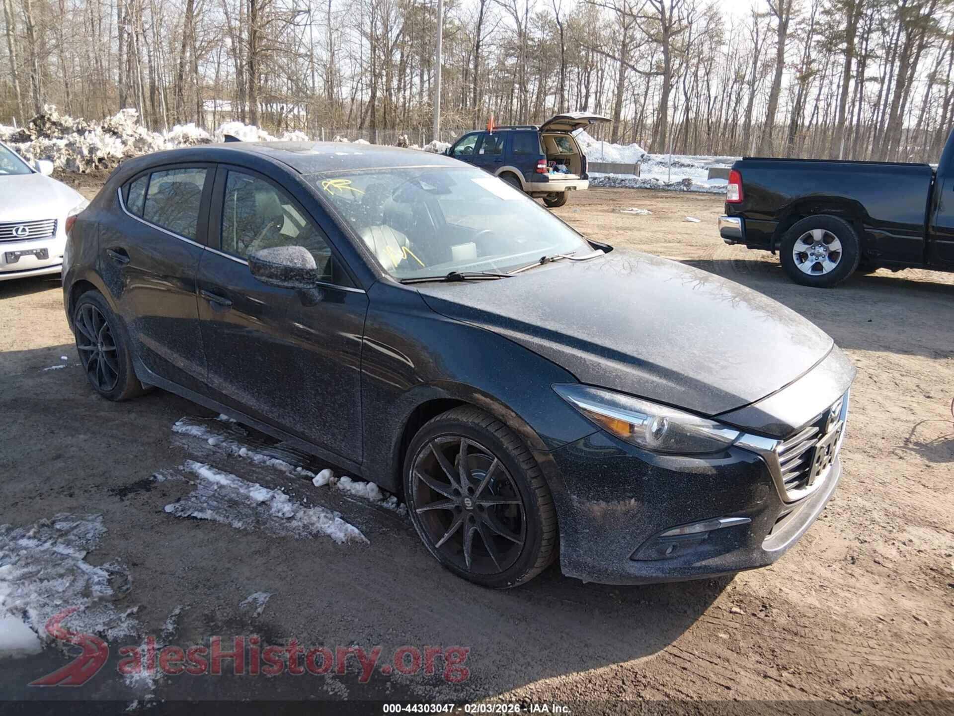 2017 MAZDA MAZDA3 — VIN JM1BN1M30H1111836