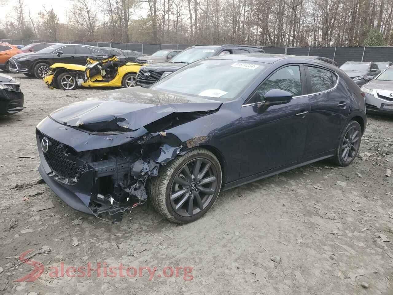 2019 MAZDA 3 — VIN JM1BPAJM3K1136521