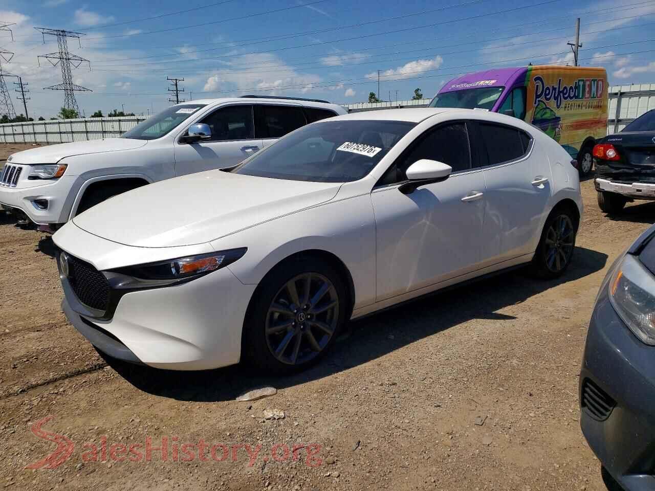 2021 MAZDA 3 — VIN JM1BPAKL5M1400458