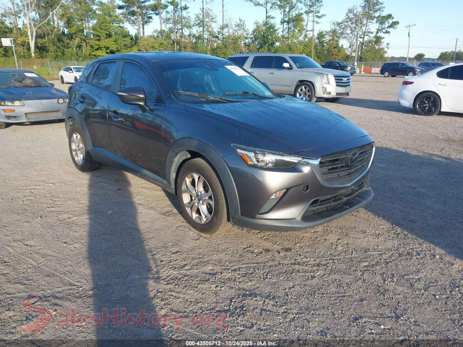 2019 MAZDA CX-3 — VIN JM1DKDB74K1450468