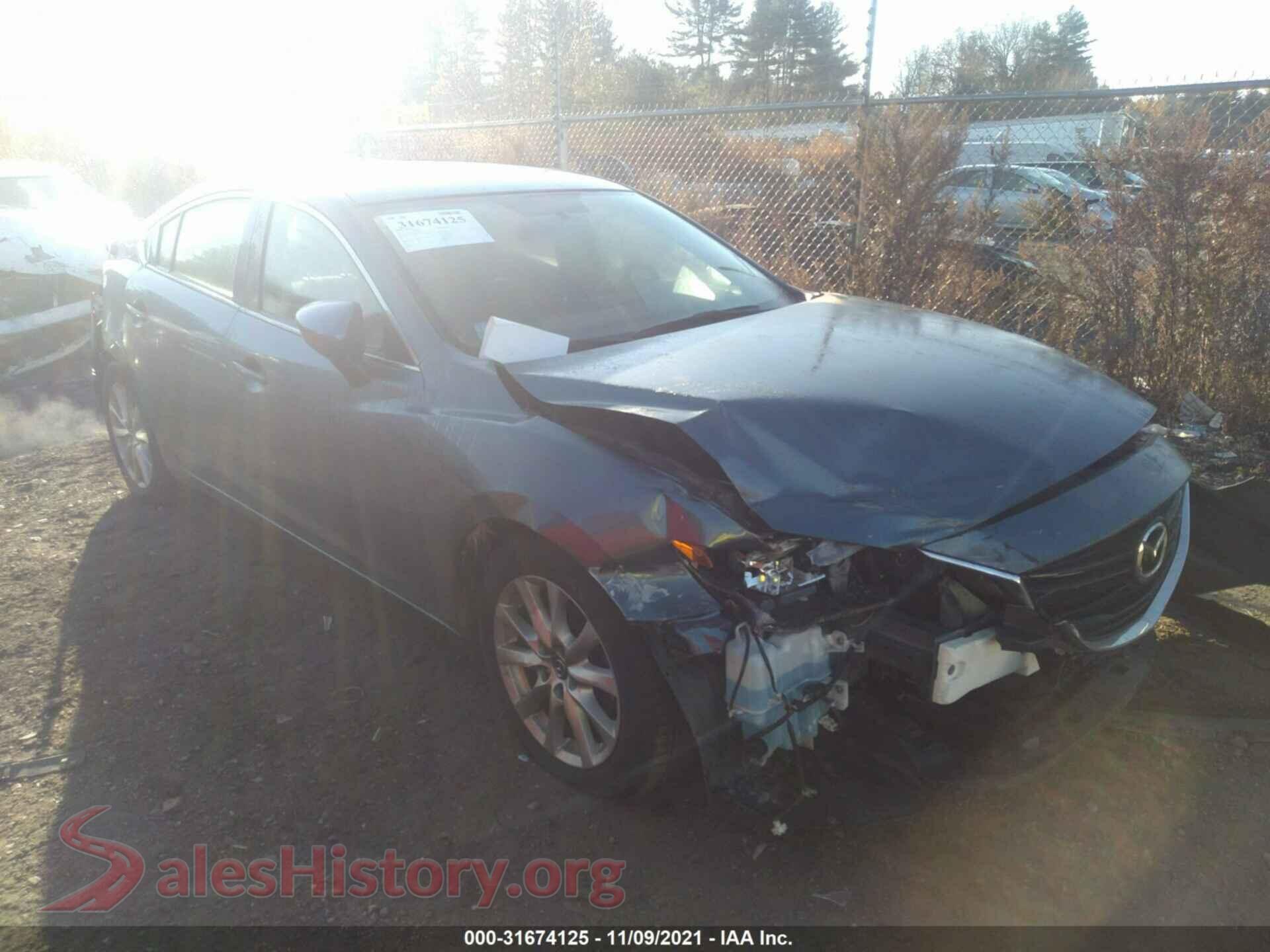 2016 MAZDA MAZDA6 — VIN JM1GJ1U55G1474621