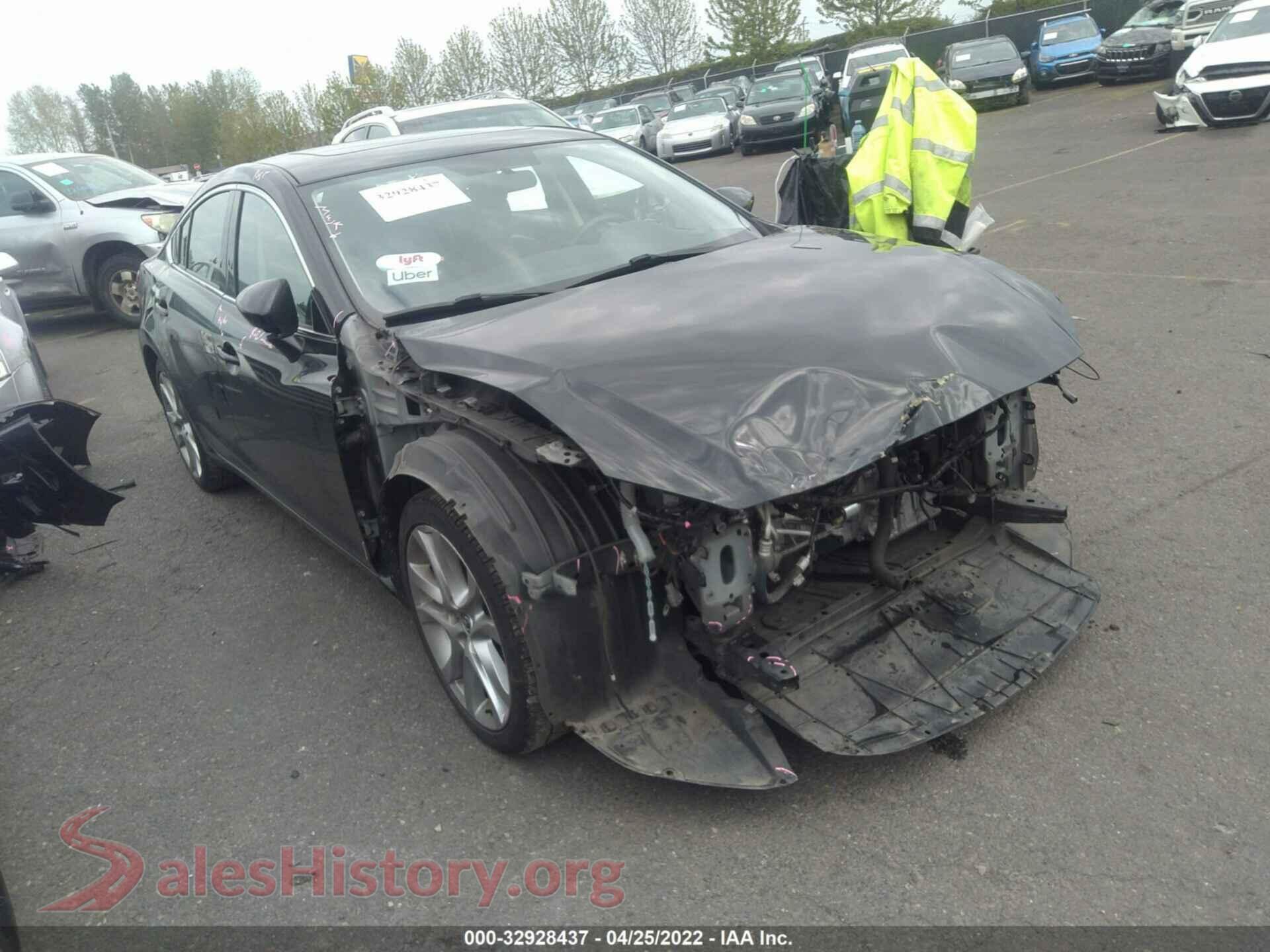 2015 MAZDA MAZDA6 — VIN JM1GJ1V50F1180802