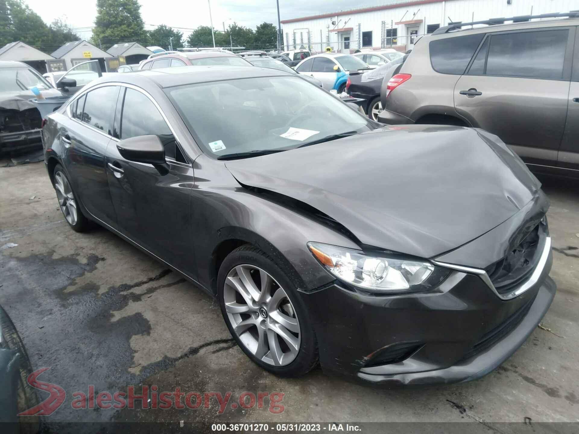 2016 MAZDA MAZDA6 — VIN JM1GJ1V52G1475501