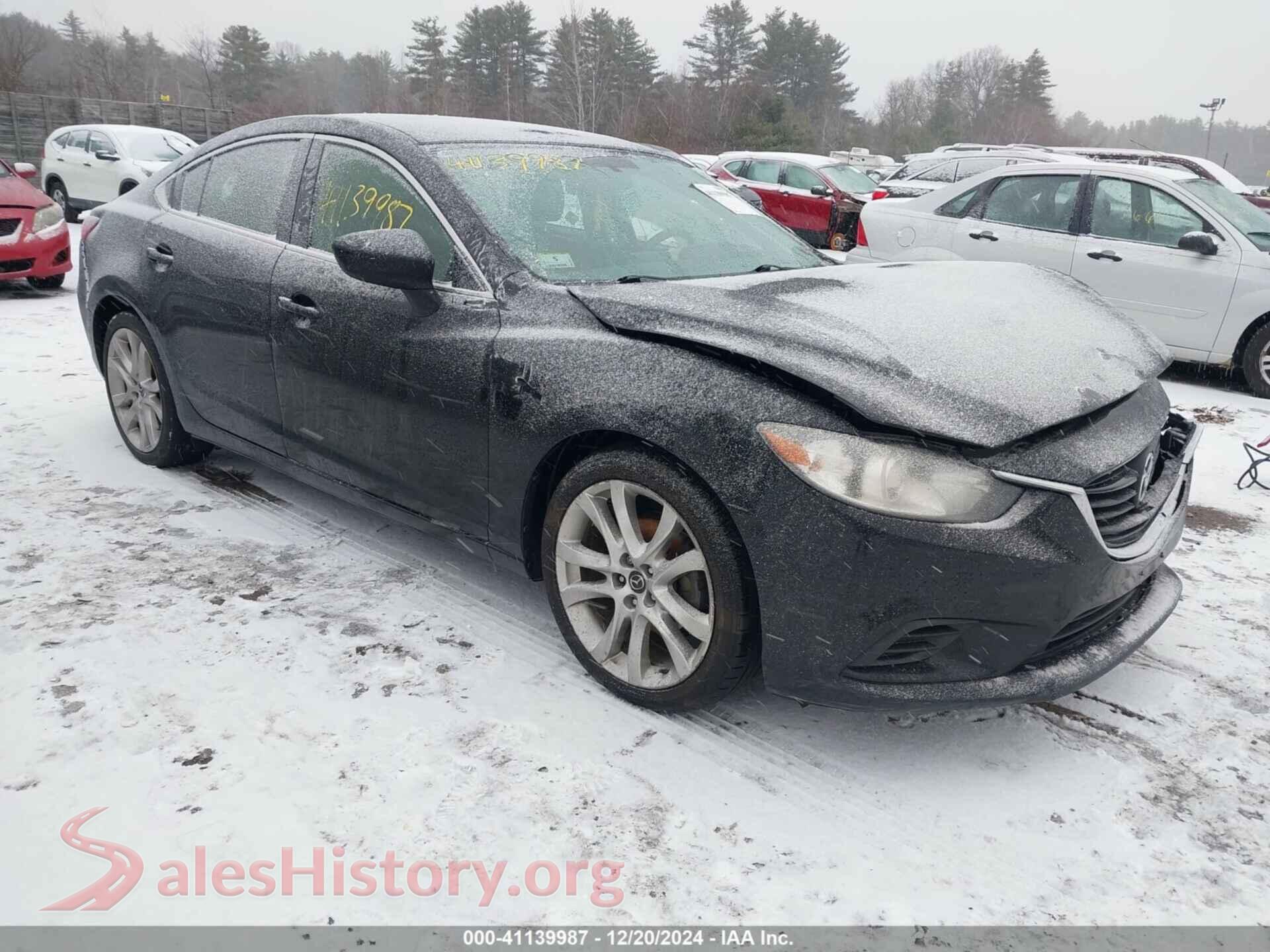 2016 MAZDA MAZDA6 — VIN JM1GJ1V53G1476933