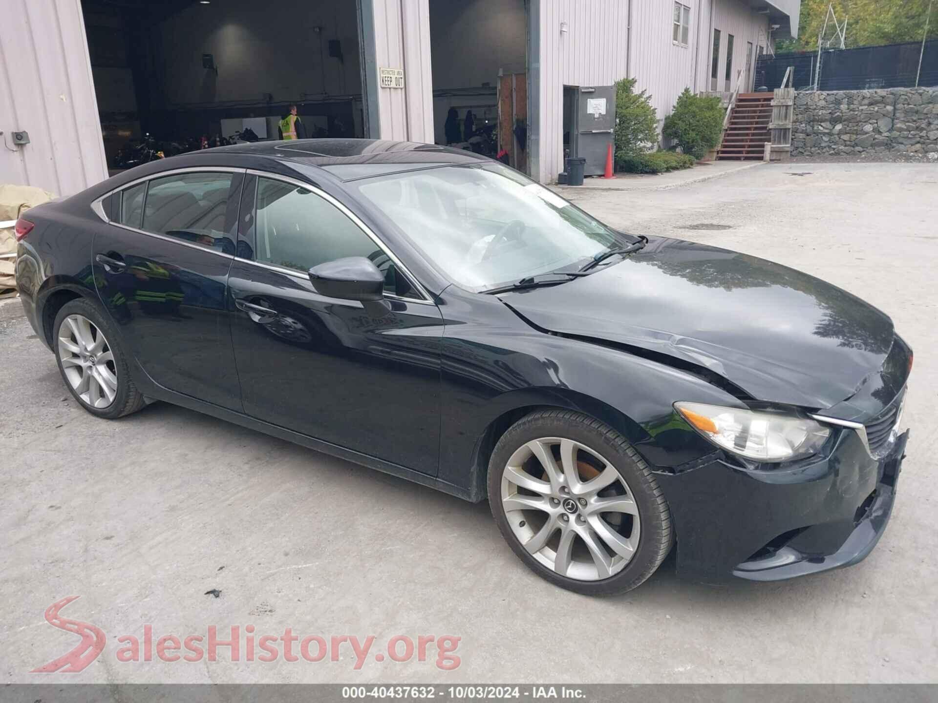 2016 MAZDA MAZDA6 — VIN JM1GJ1V54G1418796