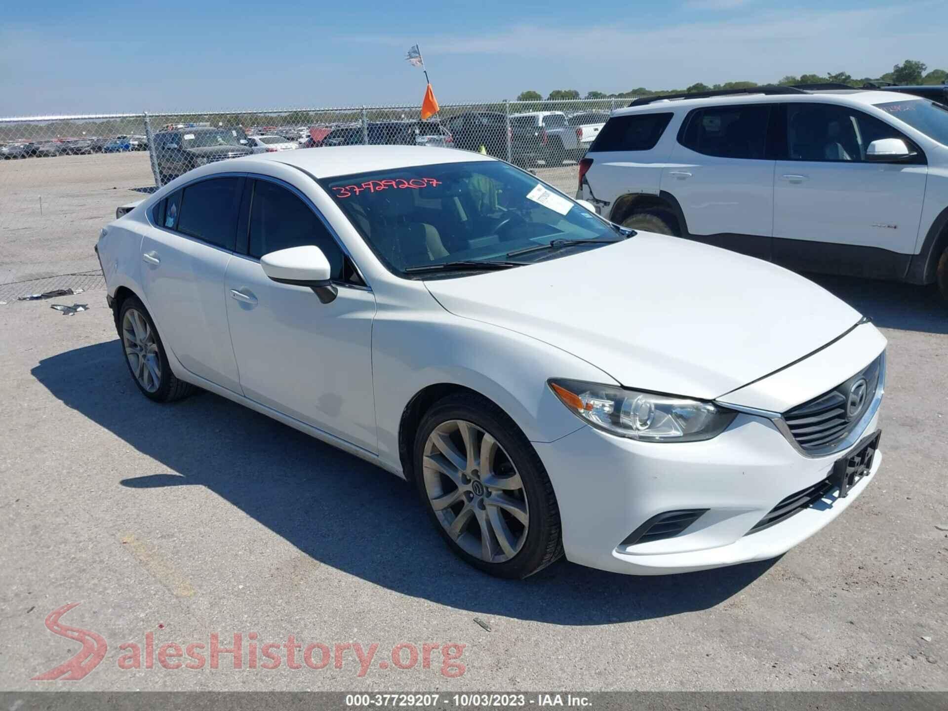 2016 MAZDA MAZDA6 — VIN JM1GJ1V55G1452178