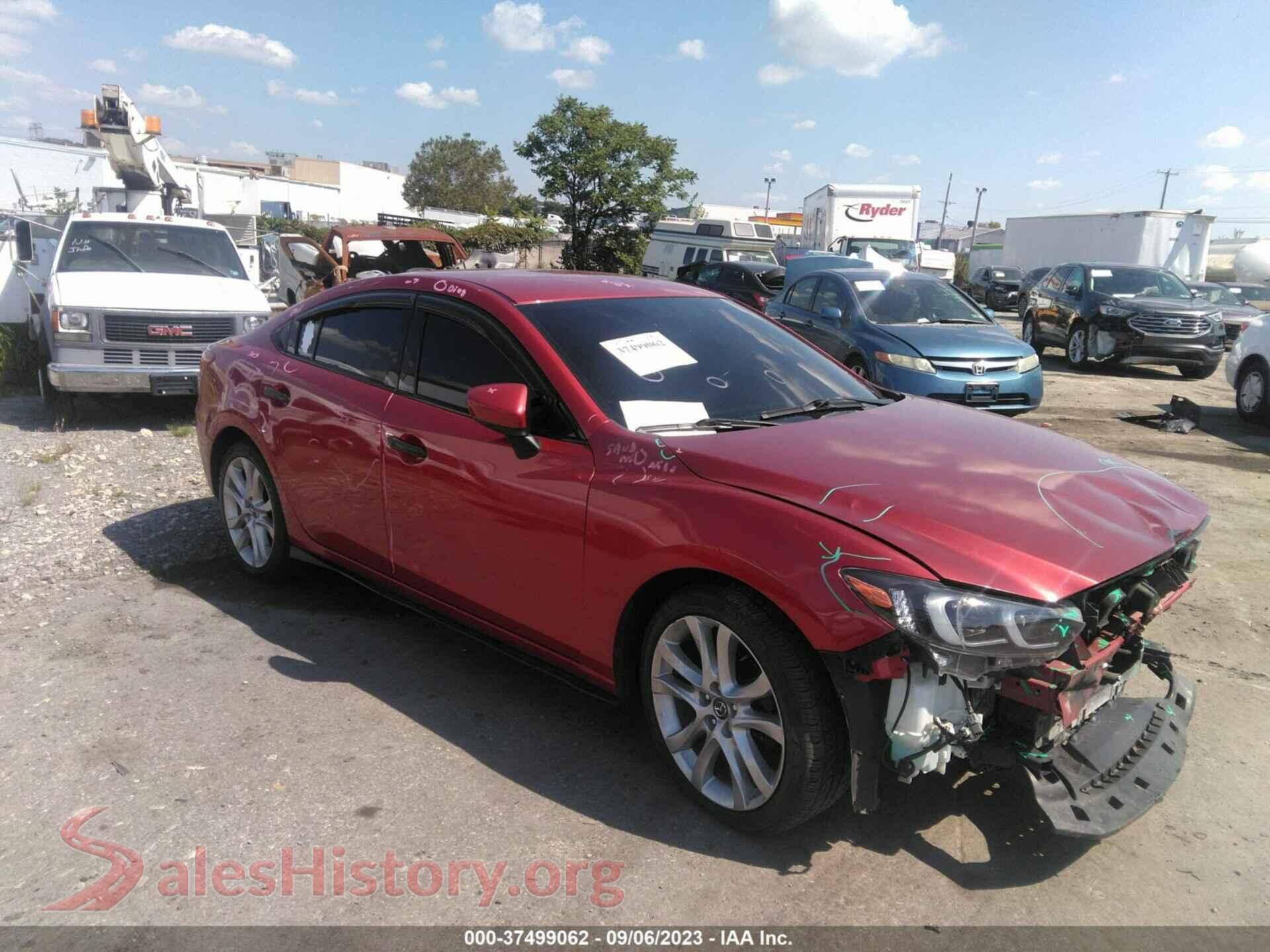 2015 MAZDA MAZDA6 — VIN JM1GJ1V56F1221496