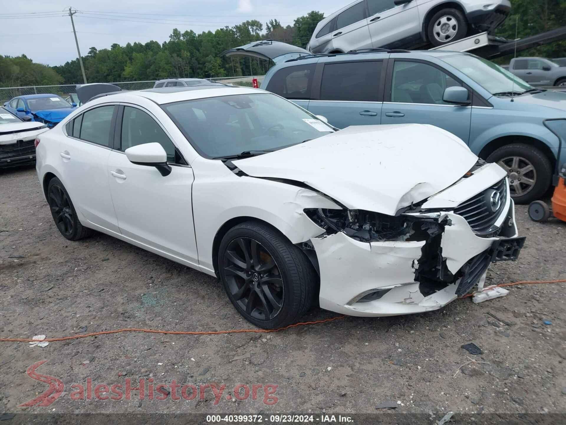 2016 MAZDA MAZDA6 — VIN JM1GJ1W50G1456282
