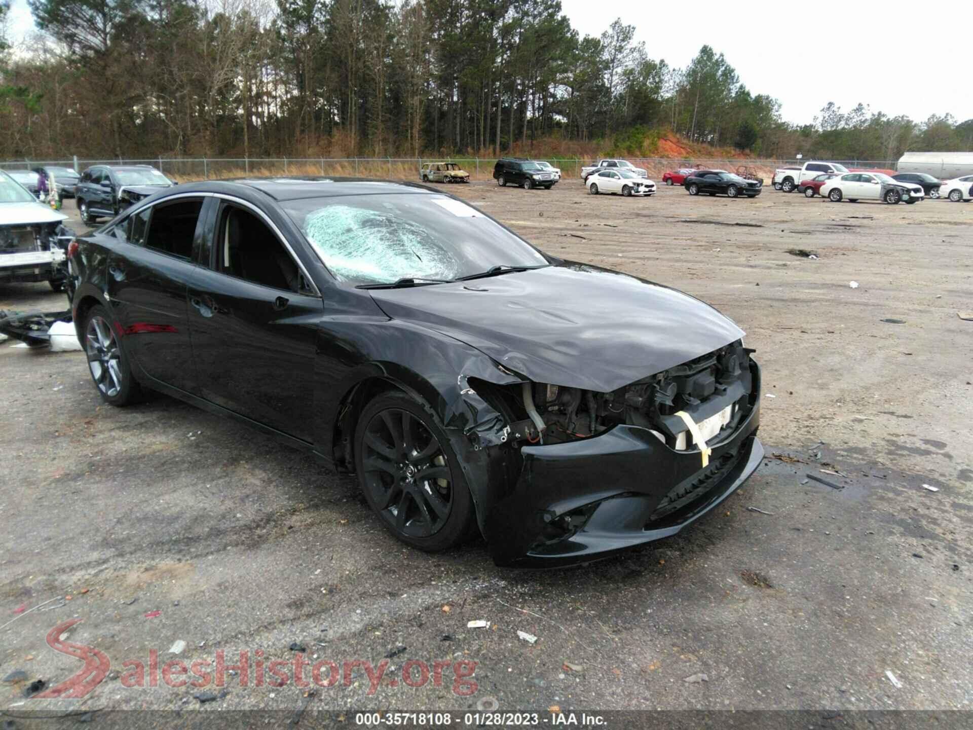 2016 MAZDA MAZDA6 — VIN JM1GJ1W54G1463252