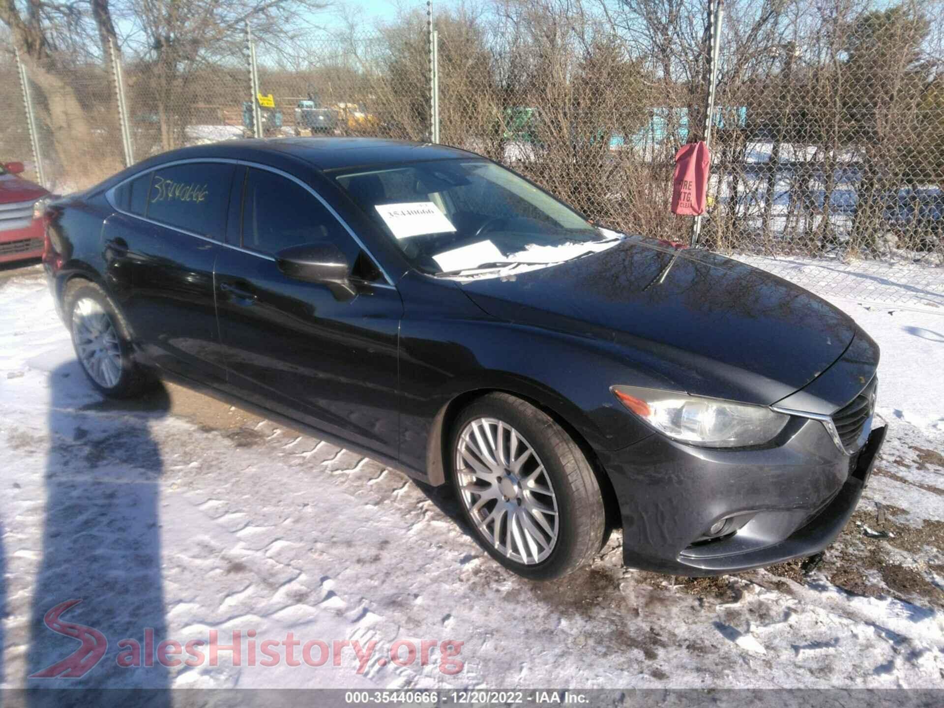 2014 MAZDA MAZDA6 — VIN JM1GJ1W62E1114791