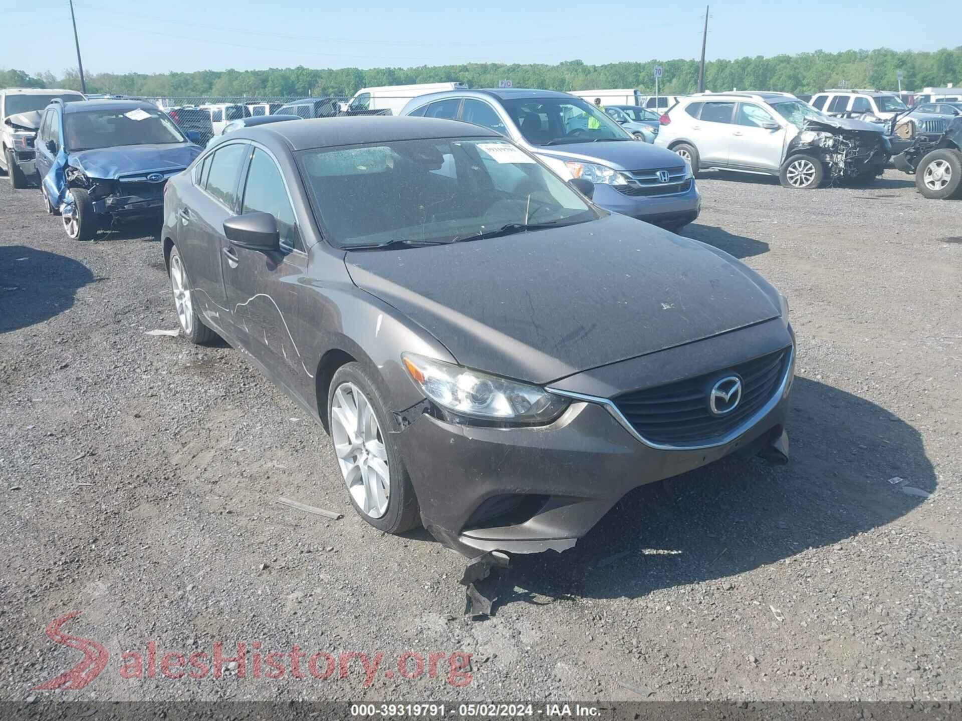 2017 MAZDA MAZDA6 — VIN JM1GL1V54H1142261