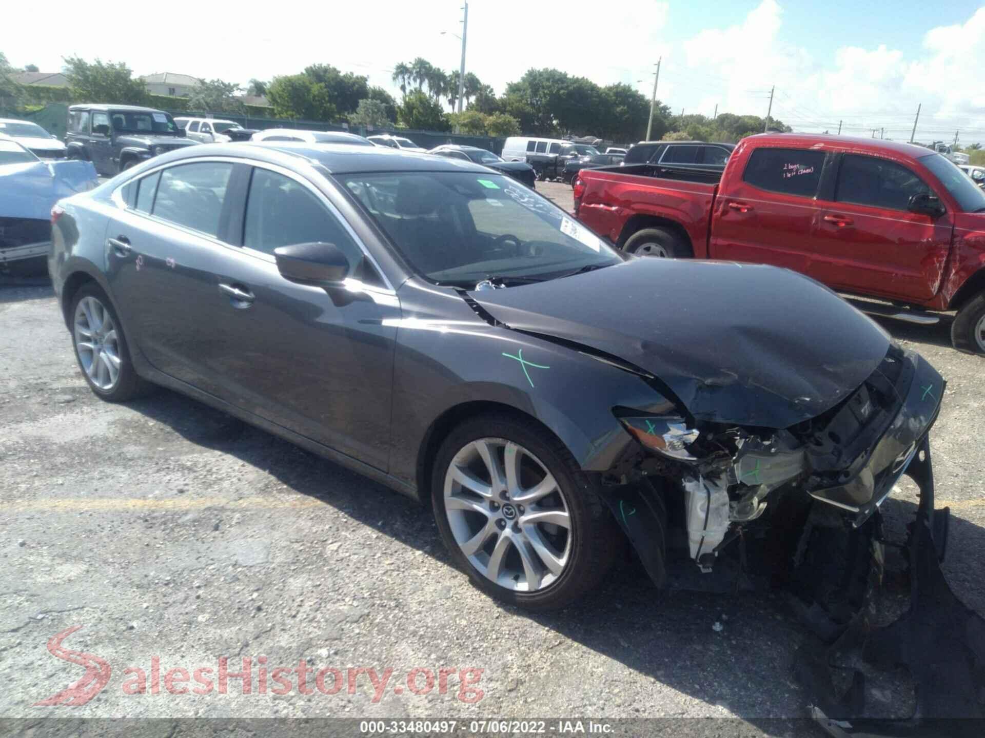 2017 MAZDA MAZDA6 — VIN JM1GL1V58H1143042