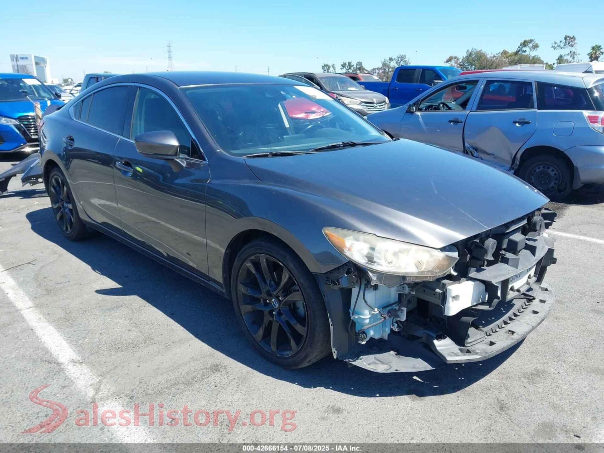 2017 MAZDA MAZDA6 — VIN JM1GL1V59H1151392