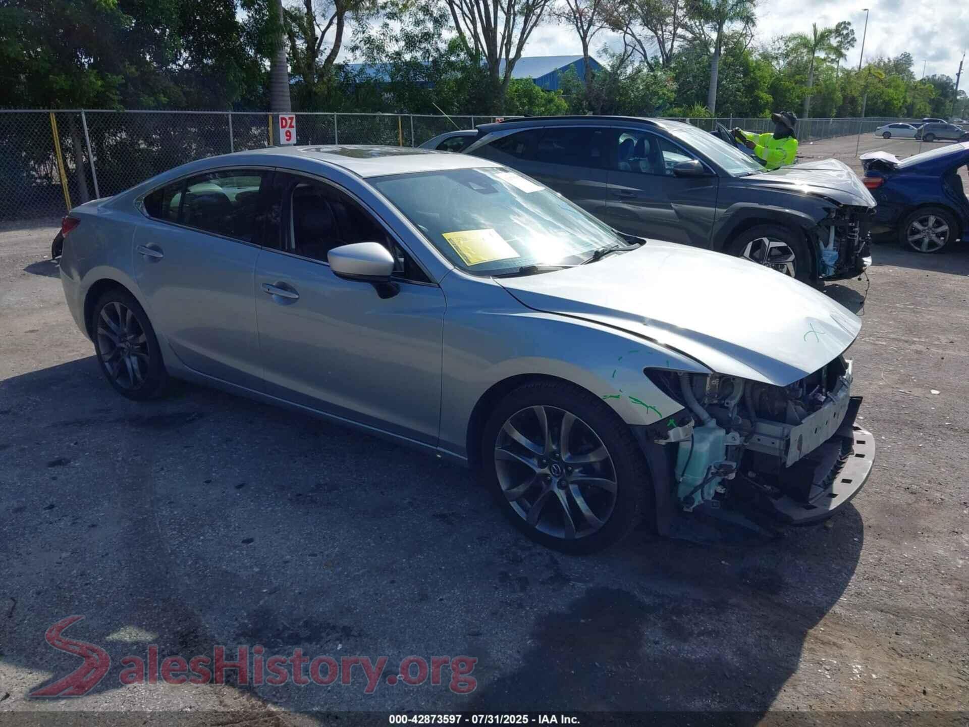 2017 MAZDA MAZDA6 — VIN JM1GL1W58H1154685