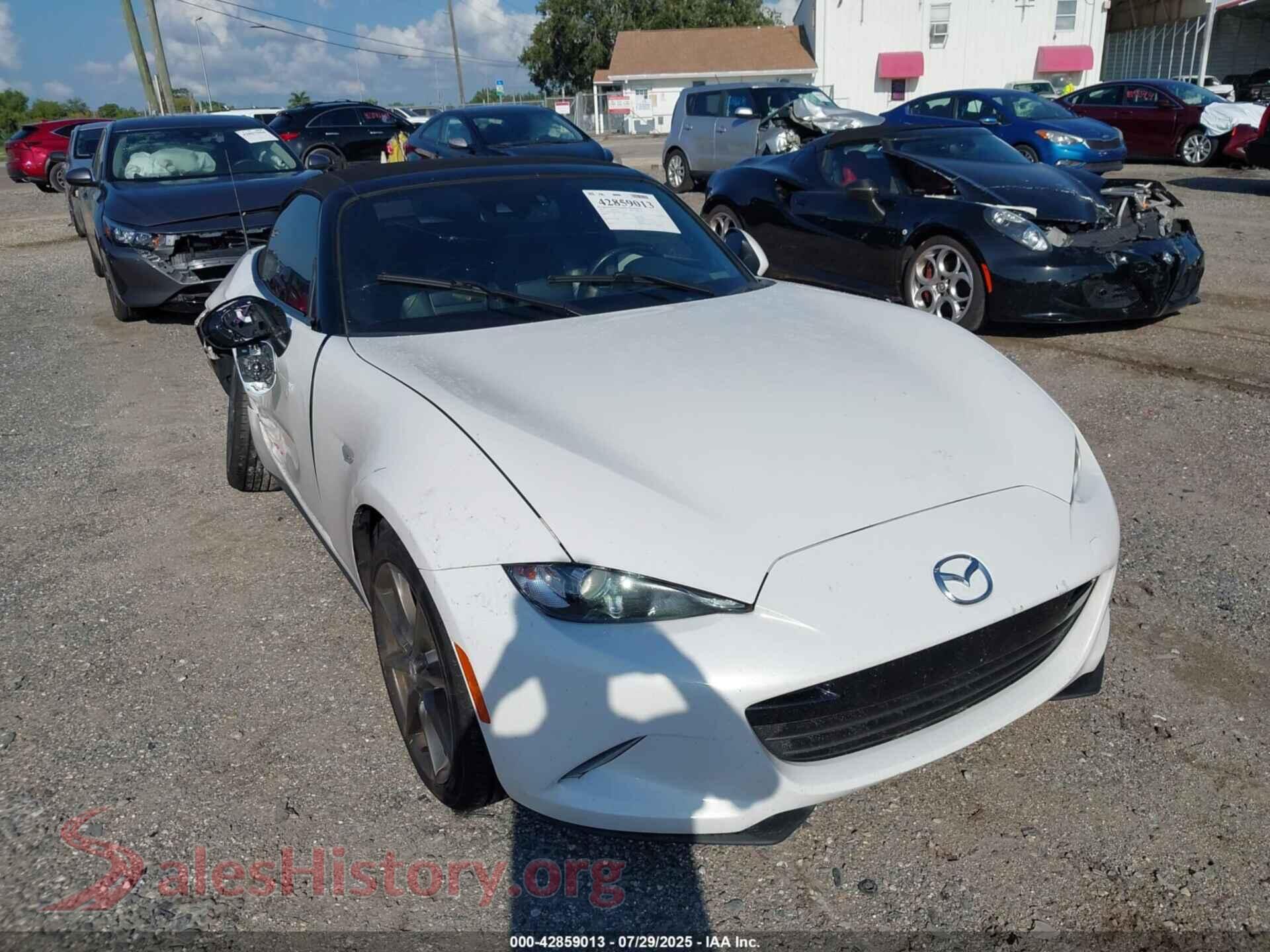 2016 MAZDA MX-5 MIATA — VIN JM1NDAD72G0119539