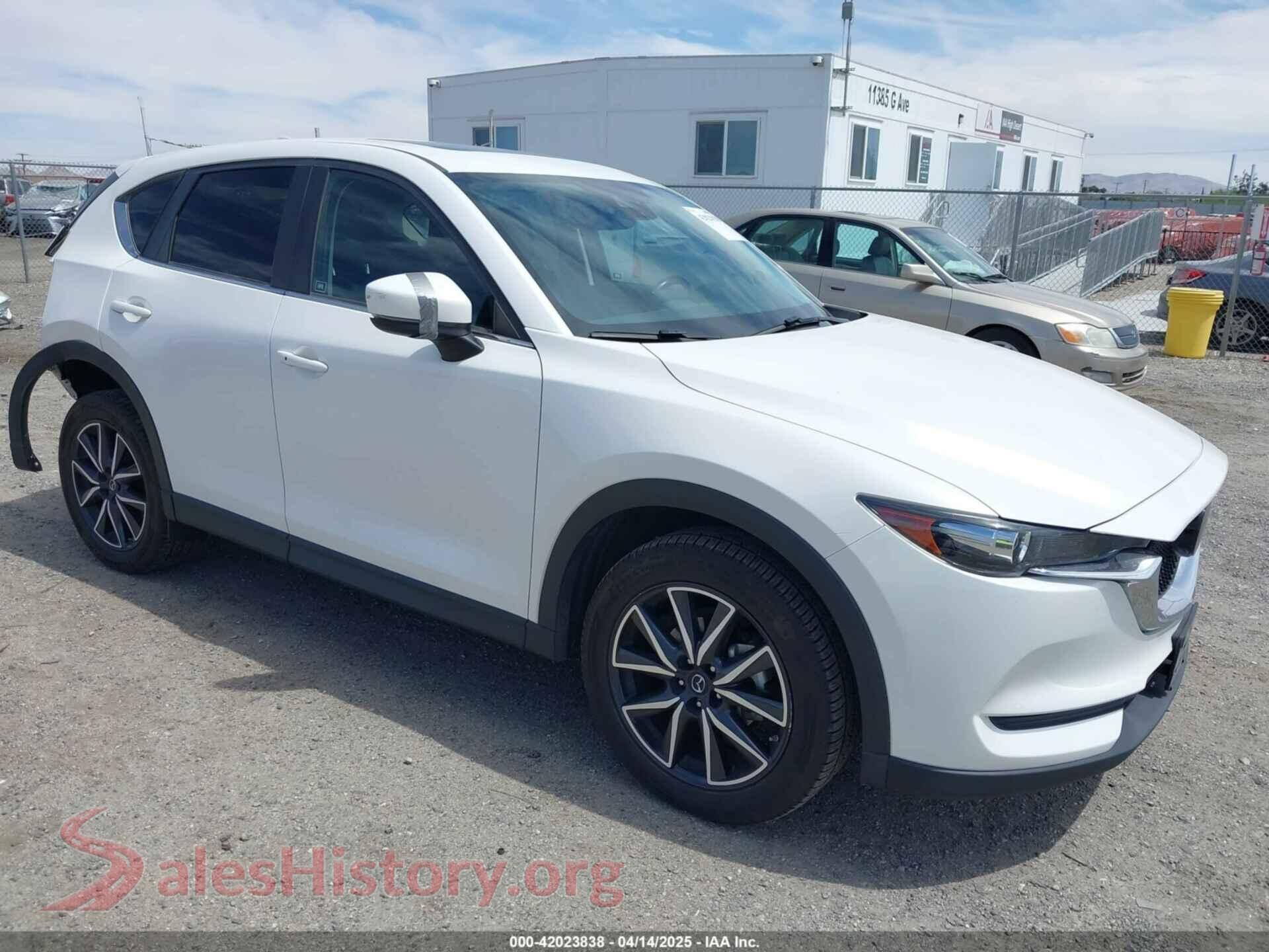 2018 MAZDA CX-5 — VIN JM3KFACM3J0381122