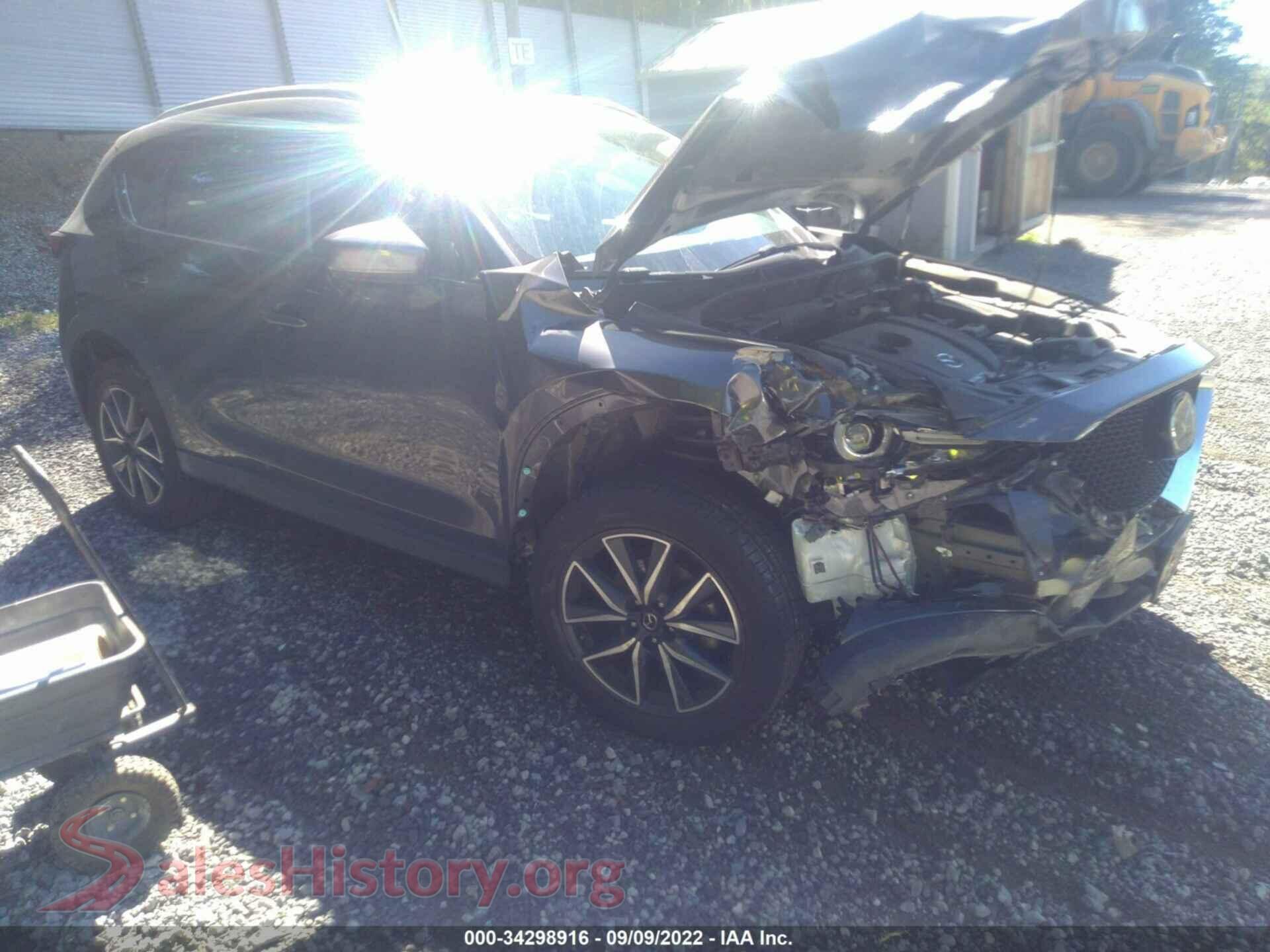 2018 MAZDA CX-5 — VIN JM3KFADM5J1341858