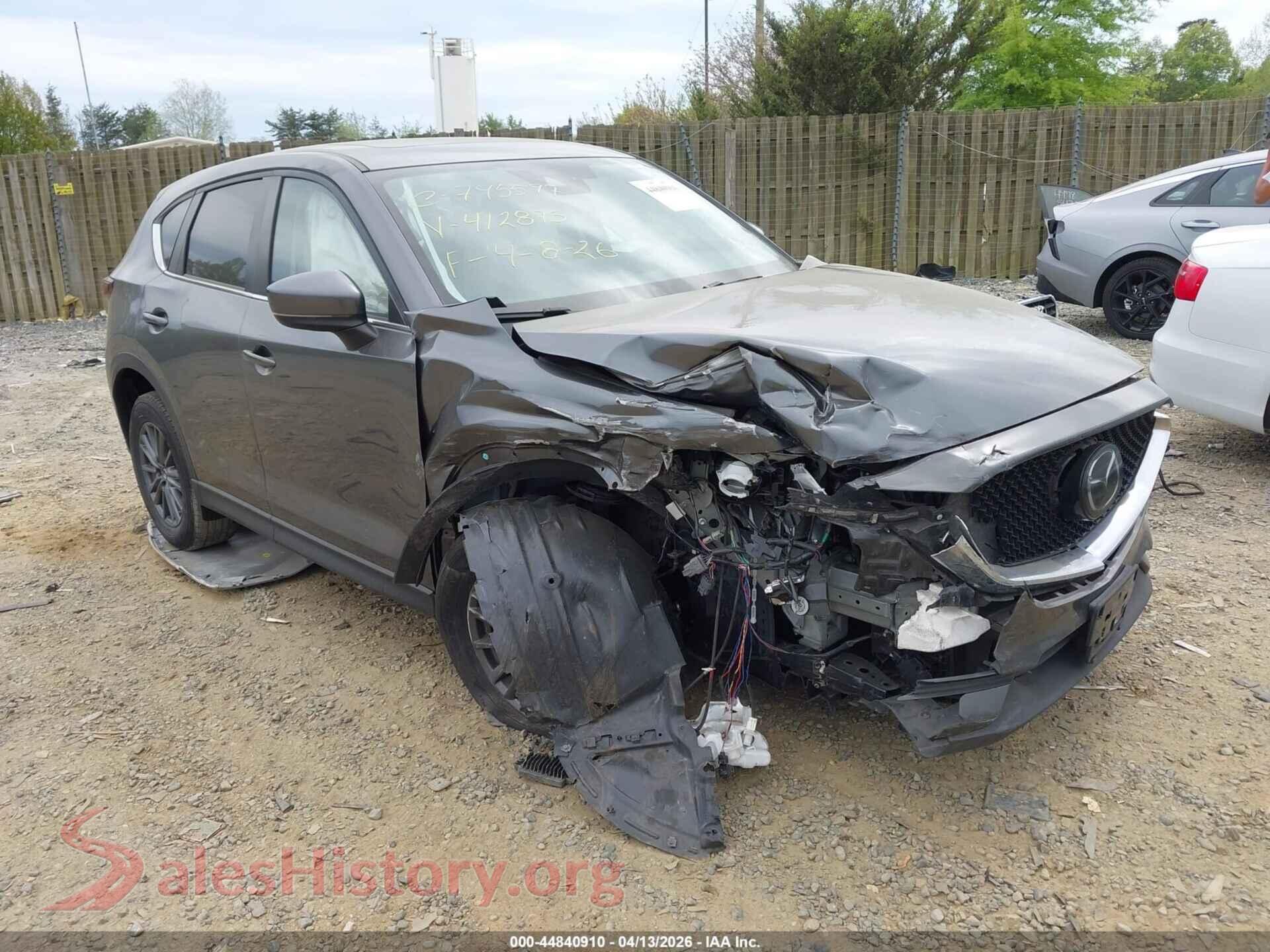 2021 MAZDA CX-5 — VIN JM3KFBCM4M0412873