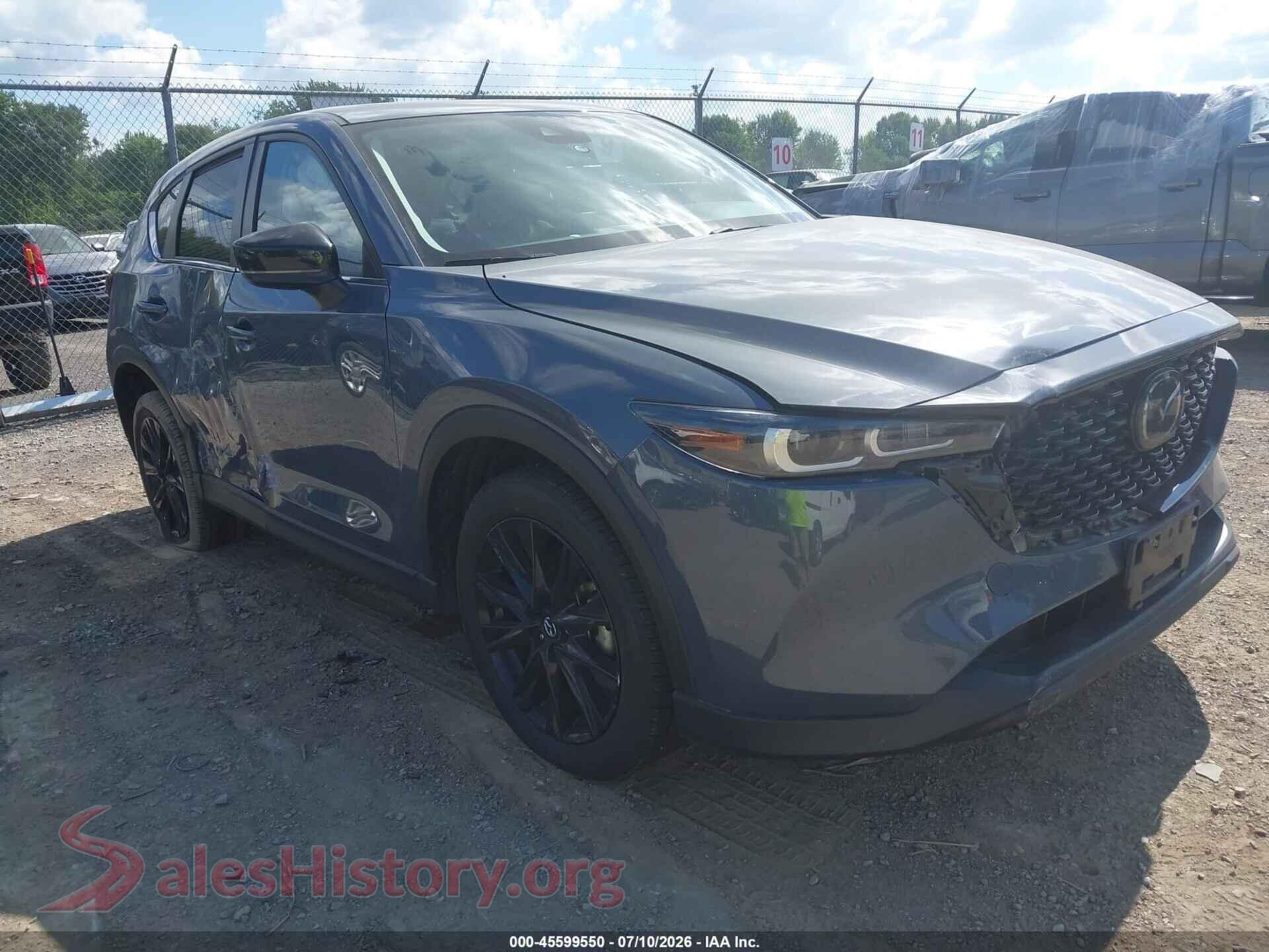 2022 MAZDA CX-5 — VIN JM3KFBCM5N0648756