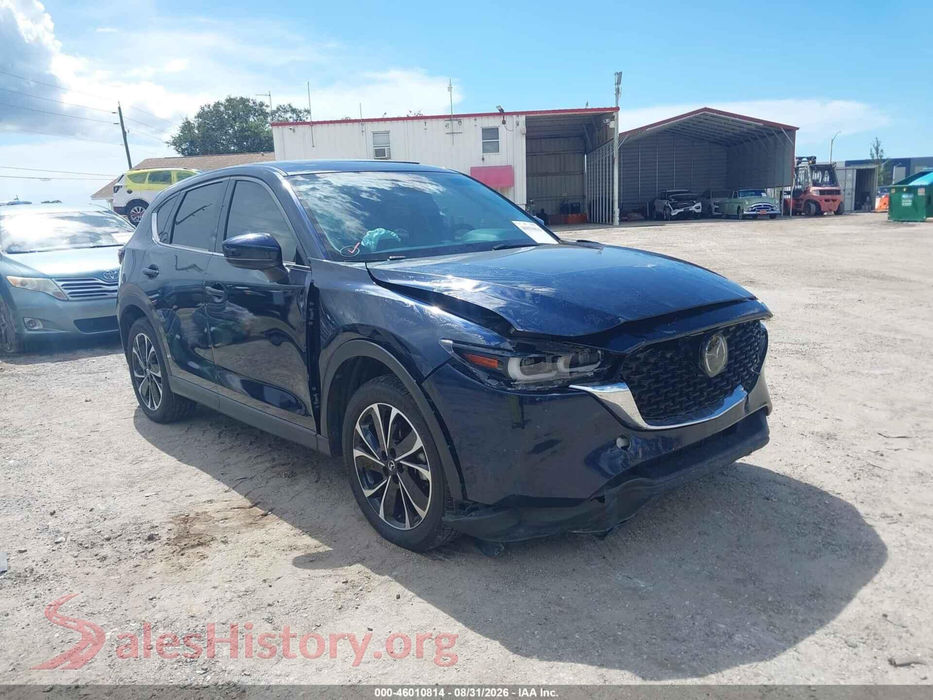 2022 MAZDA CX-5 — VIN JM3KFBDM0N1544748