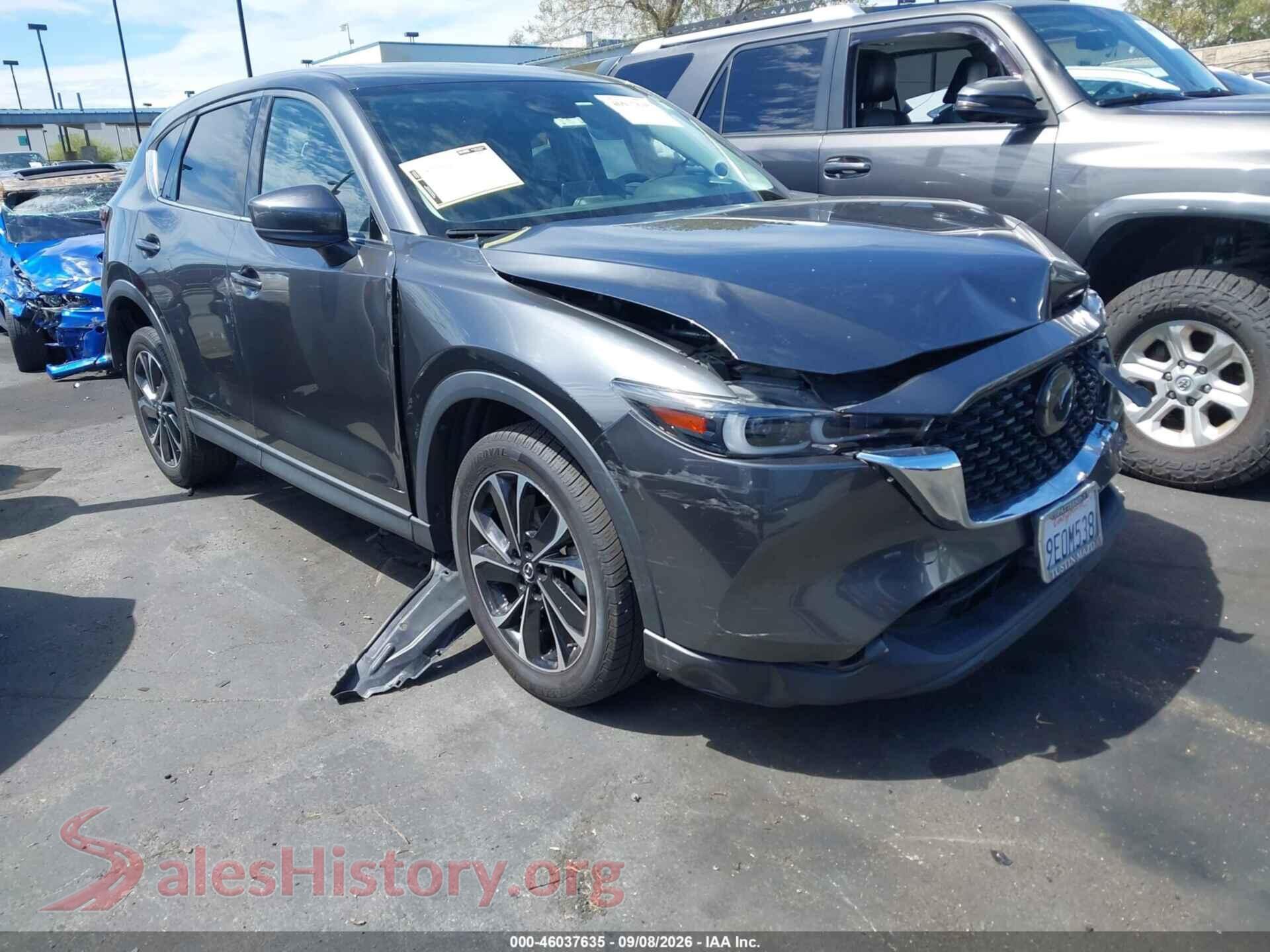 2022 MAZDA CX-5 — VIN JM3KFBEM5N0647023