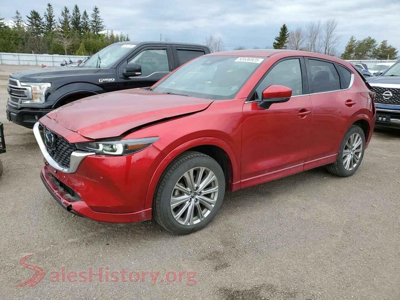 2022 MAZDA CX-5 — VIN JM3KFBEY4N0587545