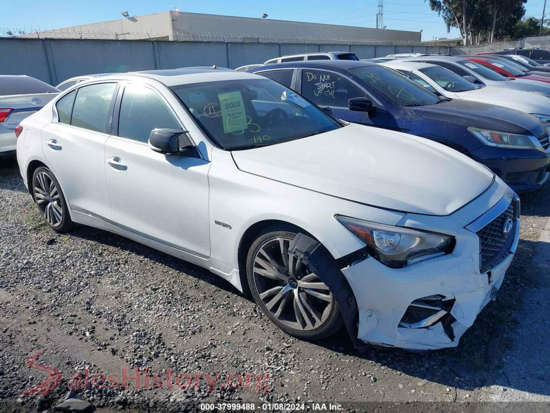 2018 INFINITI Q50 — VIN JN1AV7AP1JM160122