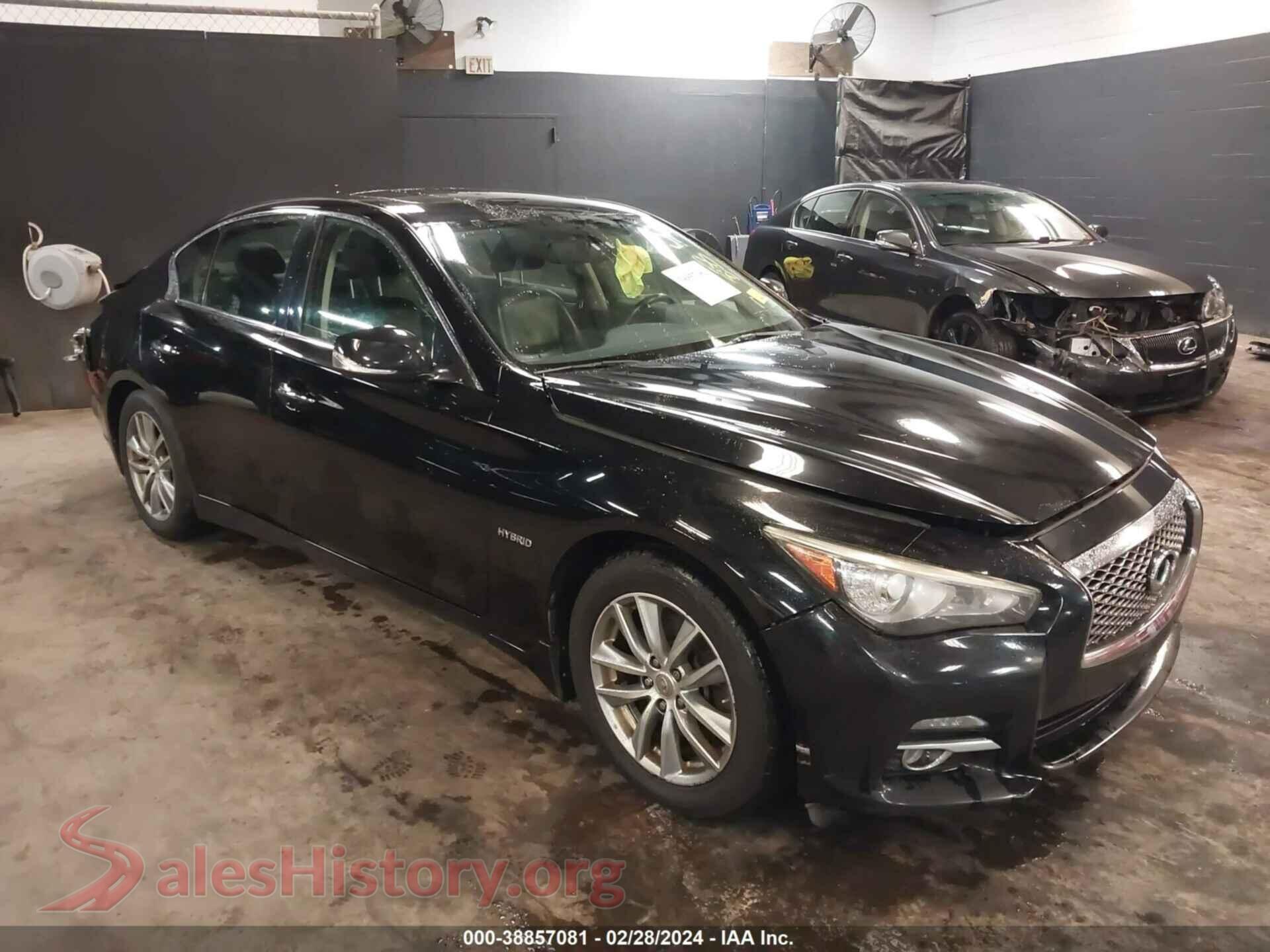 2014 INFINITI Q50 HYBRID — VIN JN1AV7ARXEM701188
